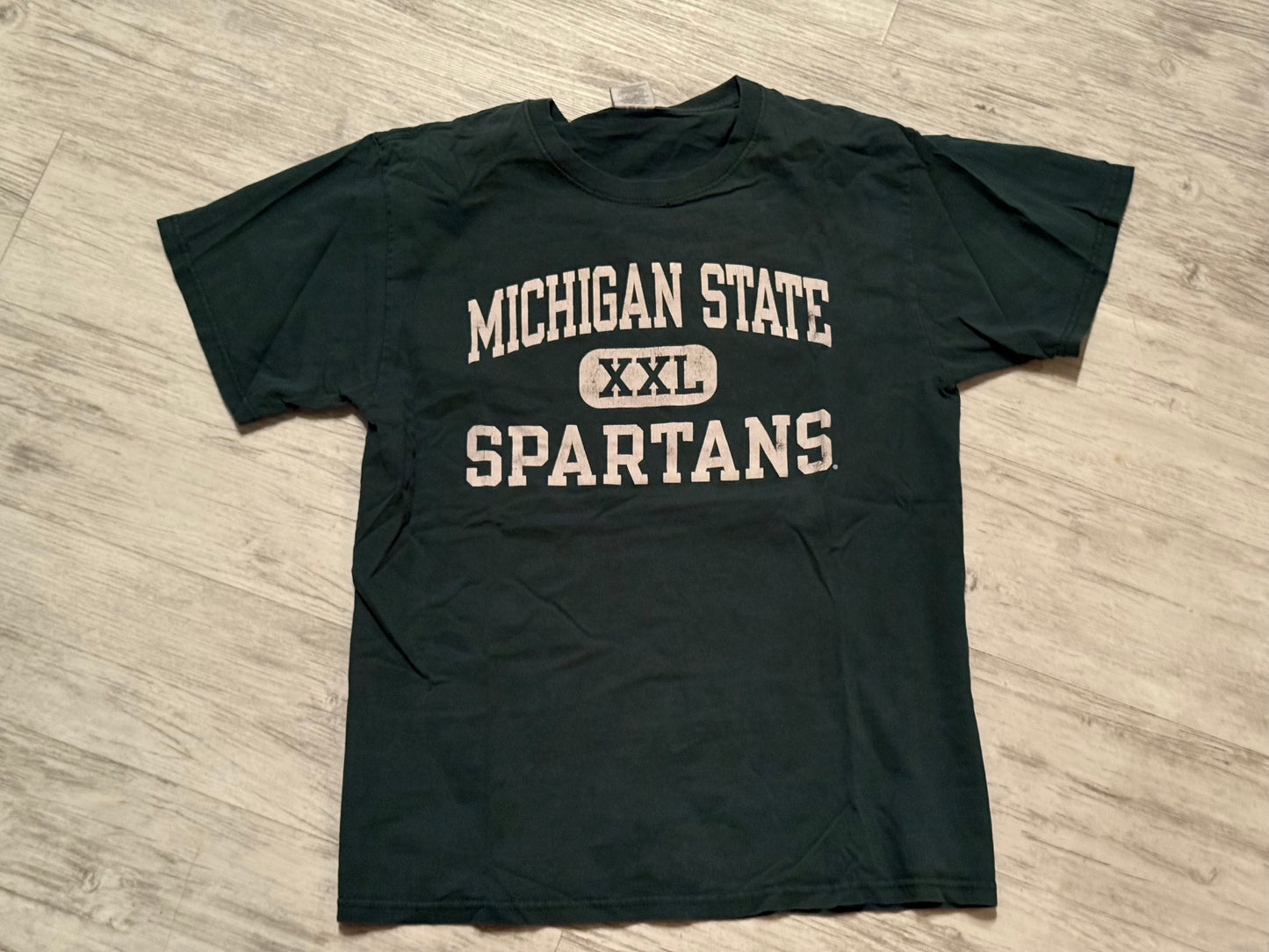 Michigan State Spartans College Tee - Green Size Medium