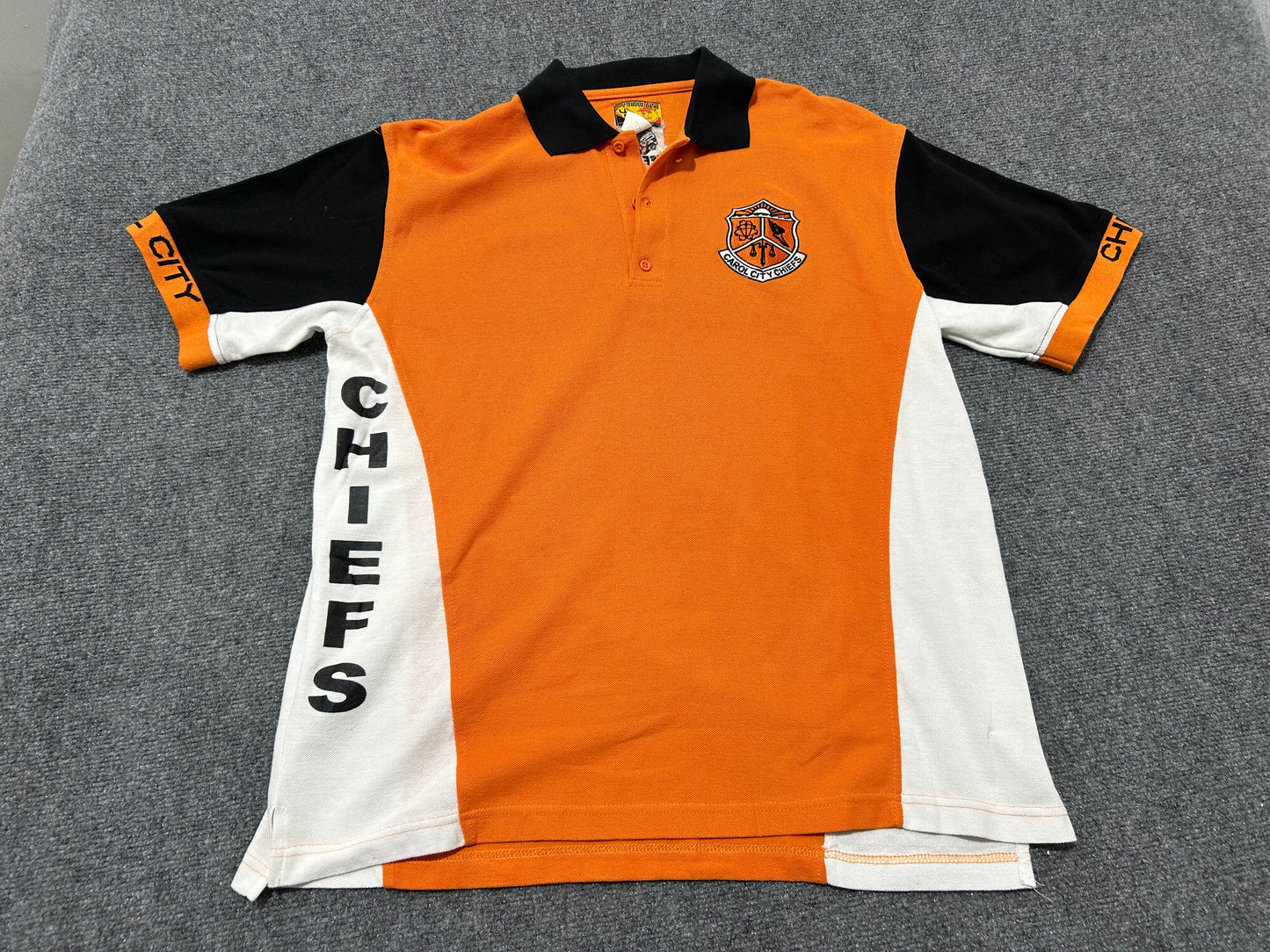 Carol City High School Polo - Orange/Black Size XL