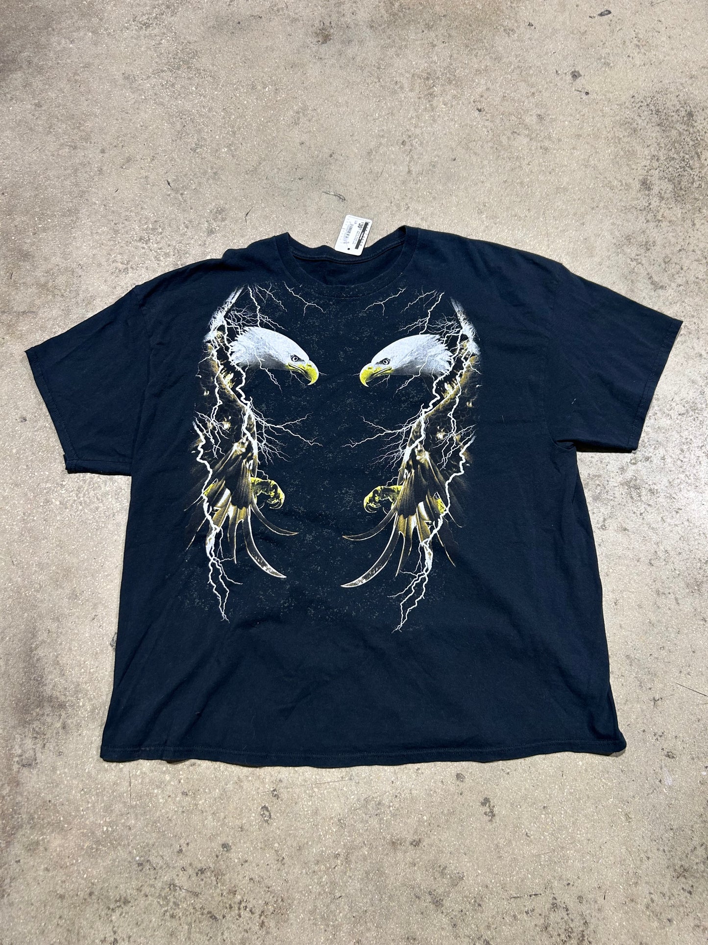 Eagle & Thunder Tee - Black Size XXXL