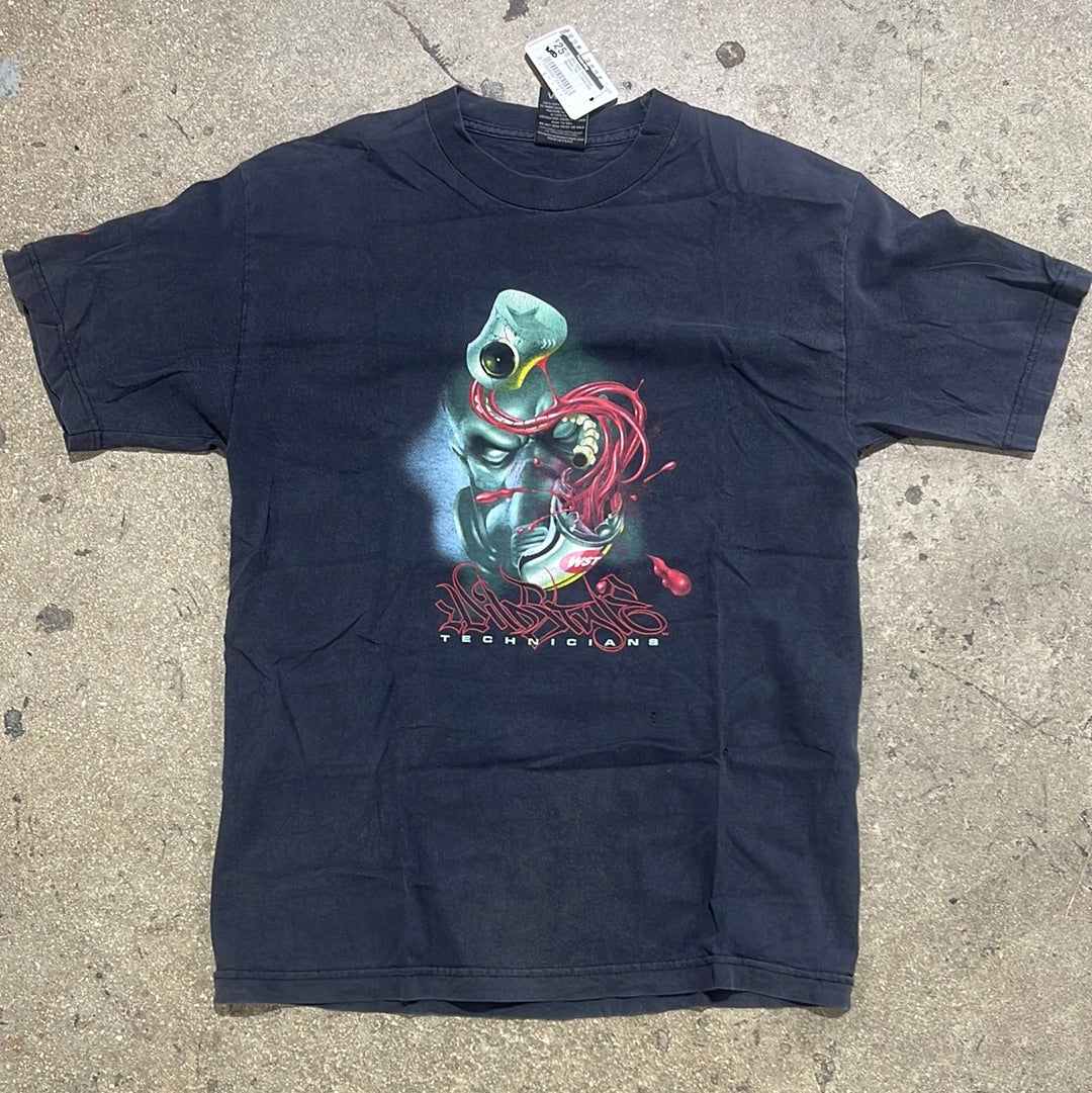 Wild Style Technicians Villian Tee - Black Size Medium