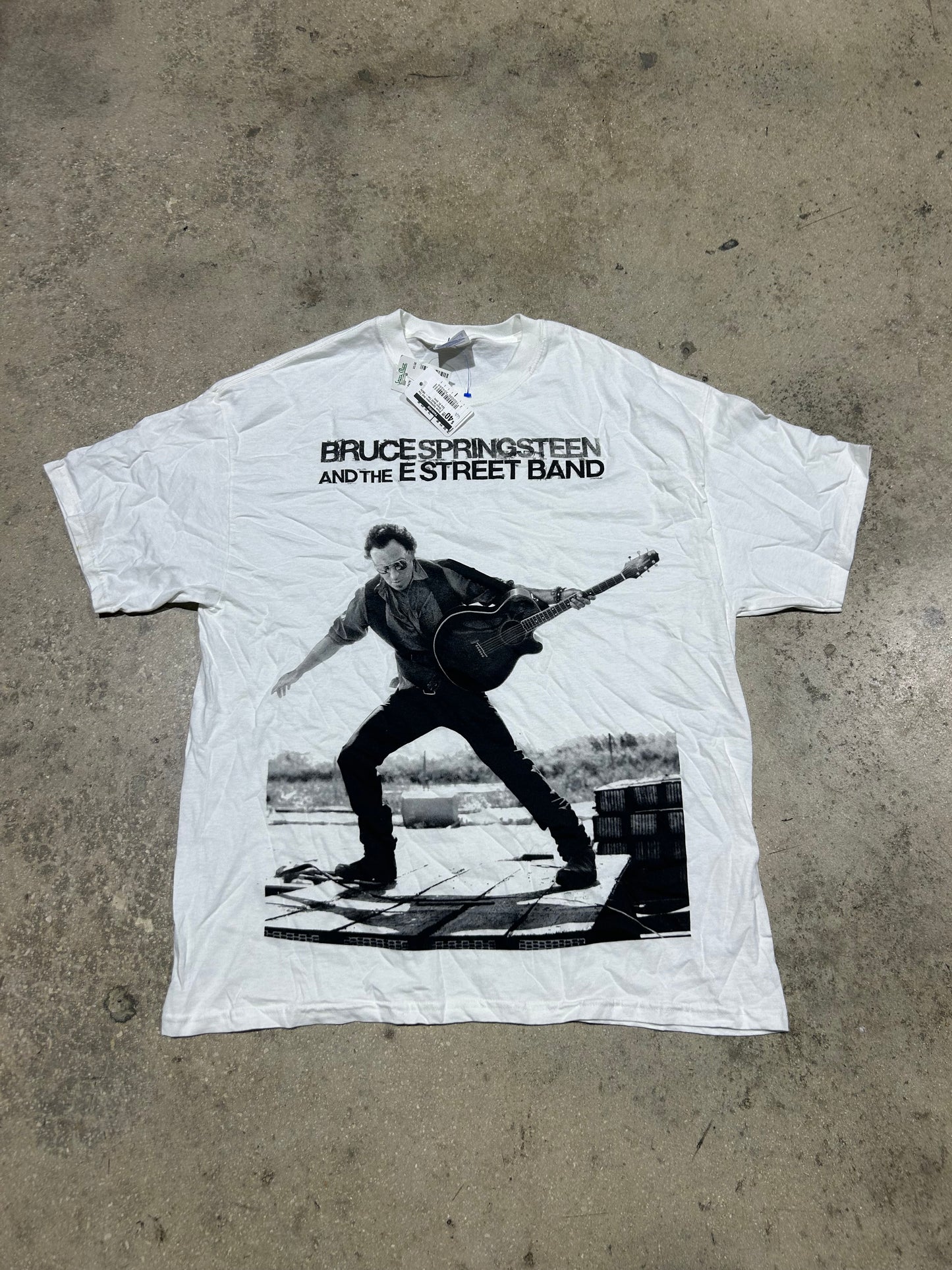 Bruce Springsteen And The E Street Band Tee - White Size XL