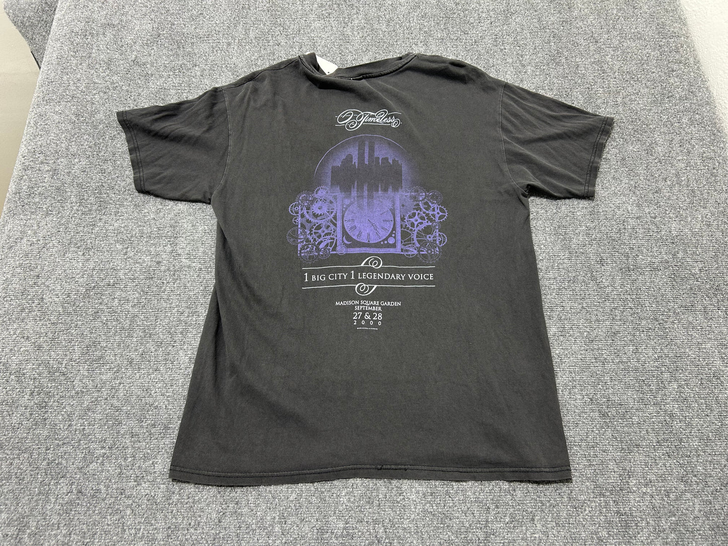 2000 Barbara Streisand Tee - Black Size Large