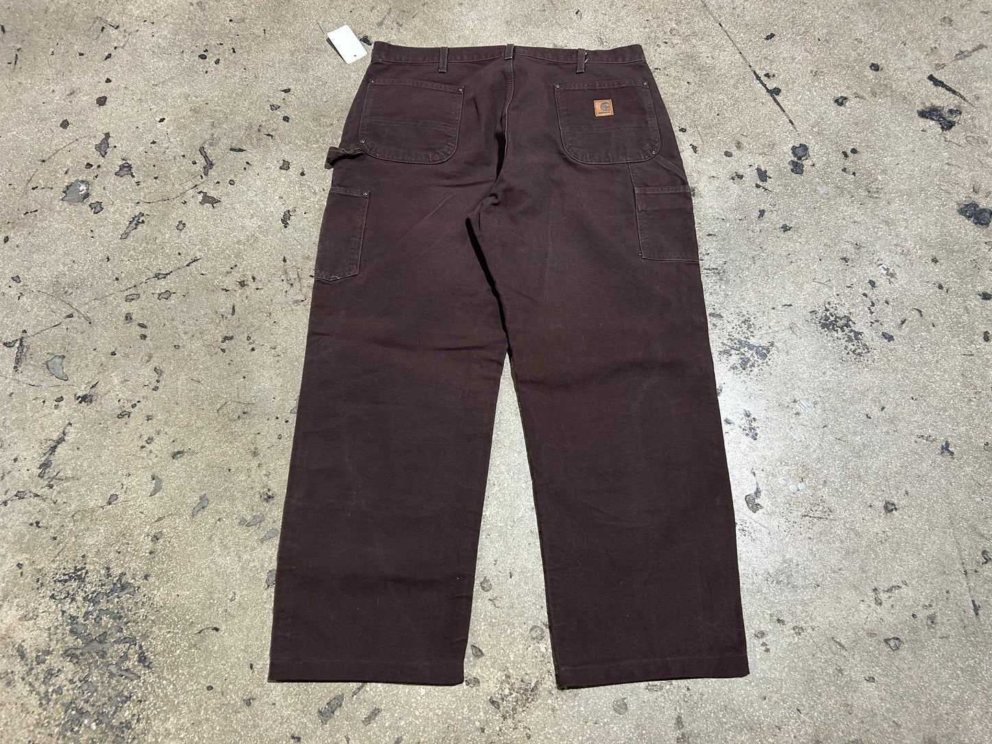 Carhartt Double Knee Carpenter Pants - Brown Size 40x34