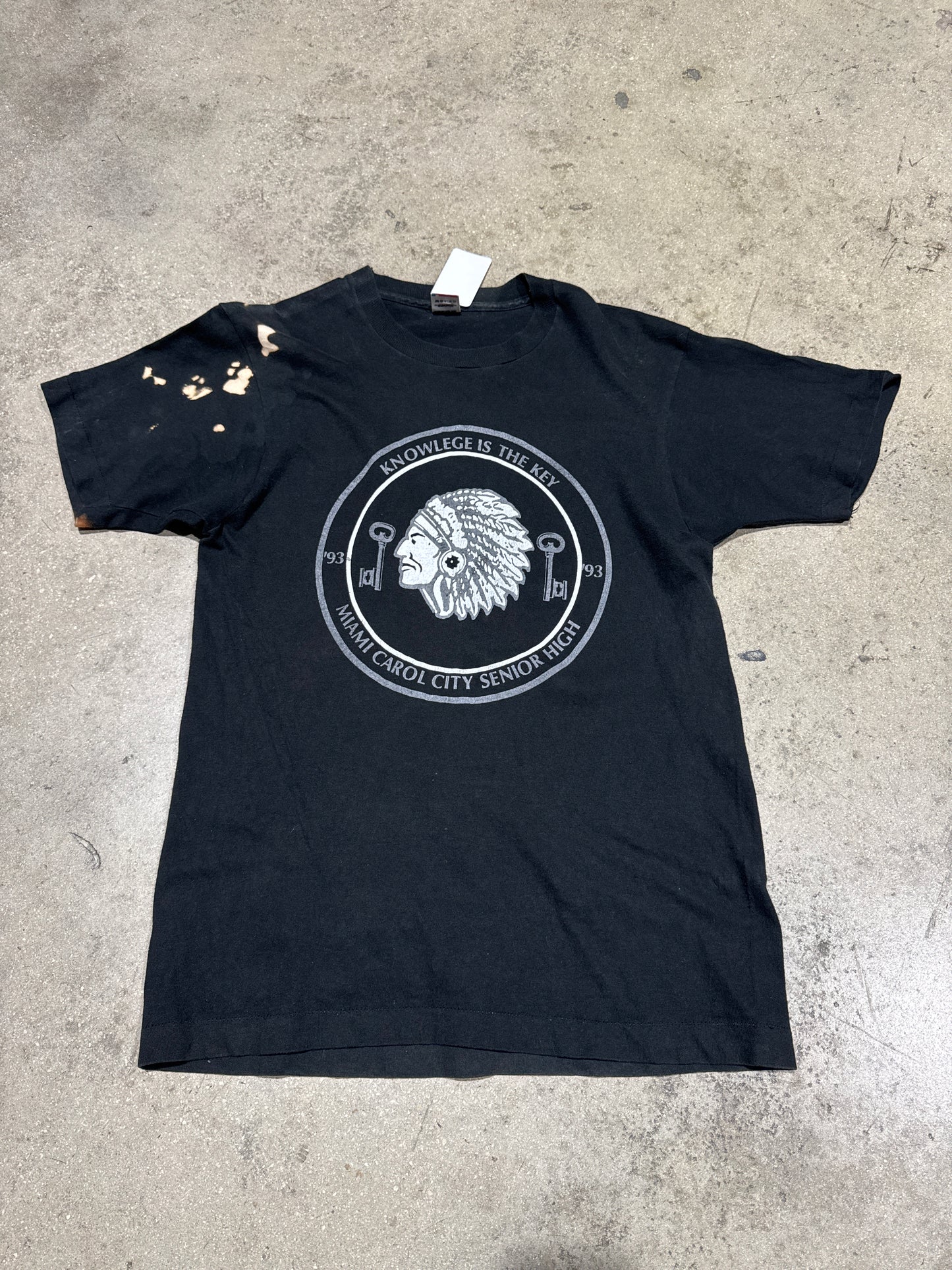 1993 Carol City High School Class of 93' Tee - Black Size Large (21 x 29)