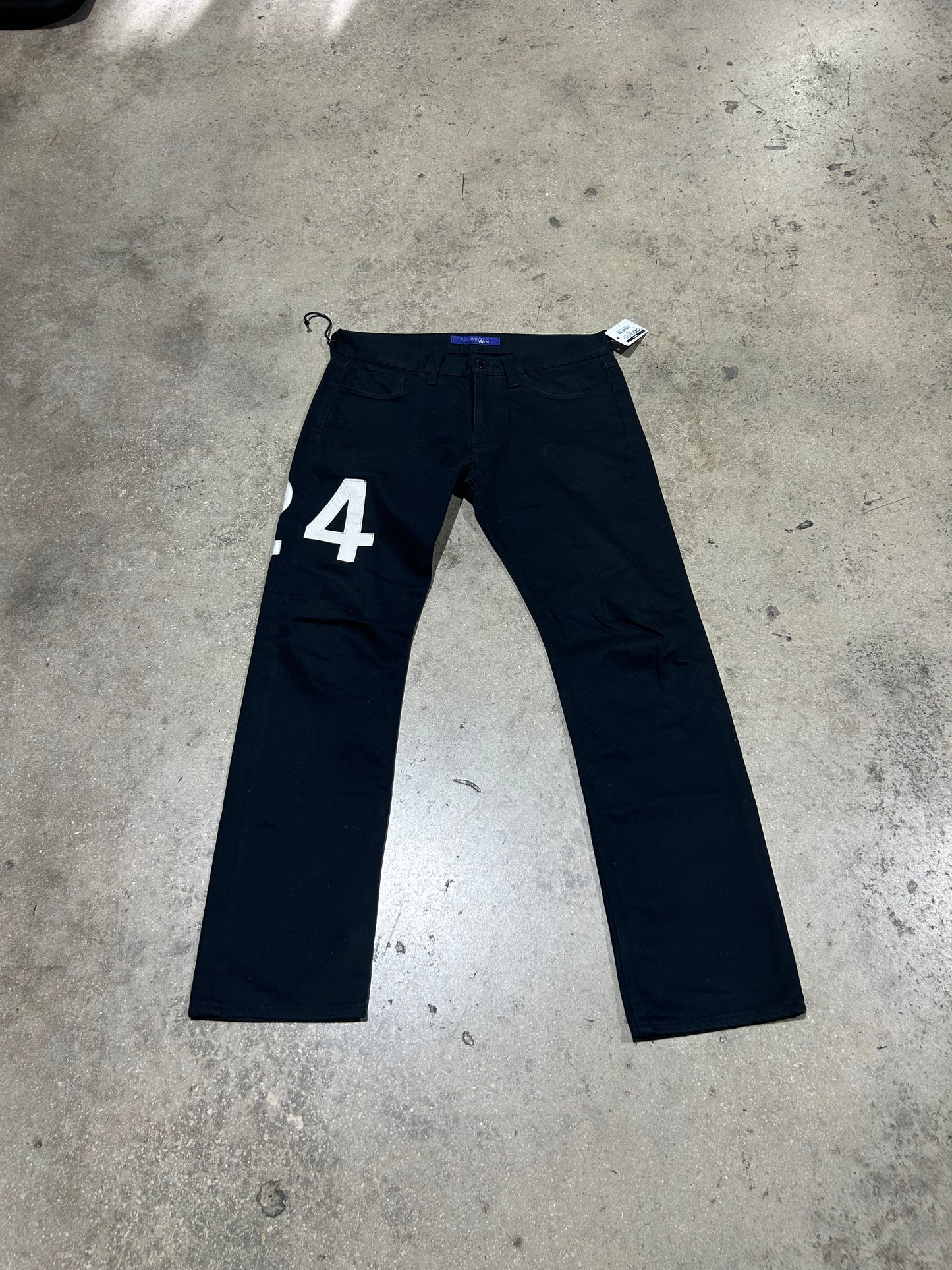 2002 CDG Junya Watanabe 24 Denim Jeans - Black Size Medium