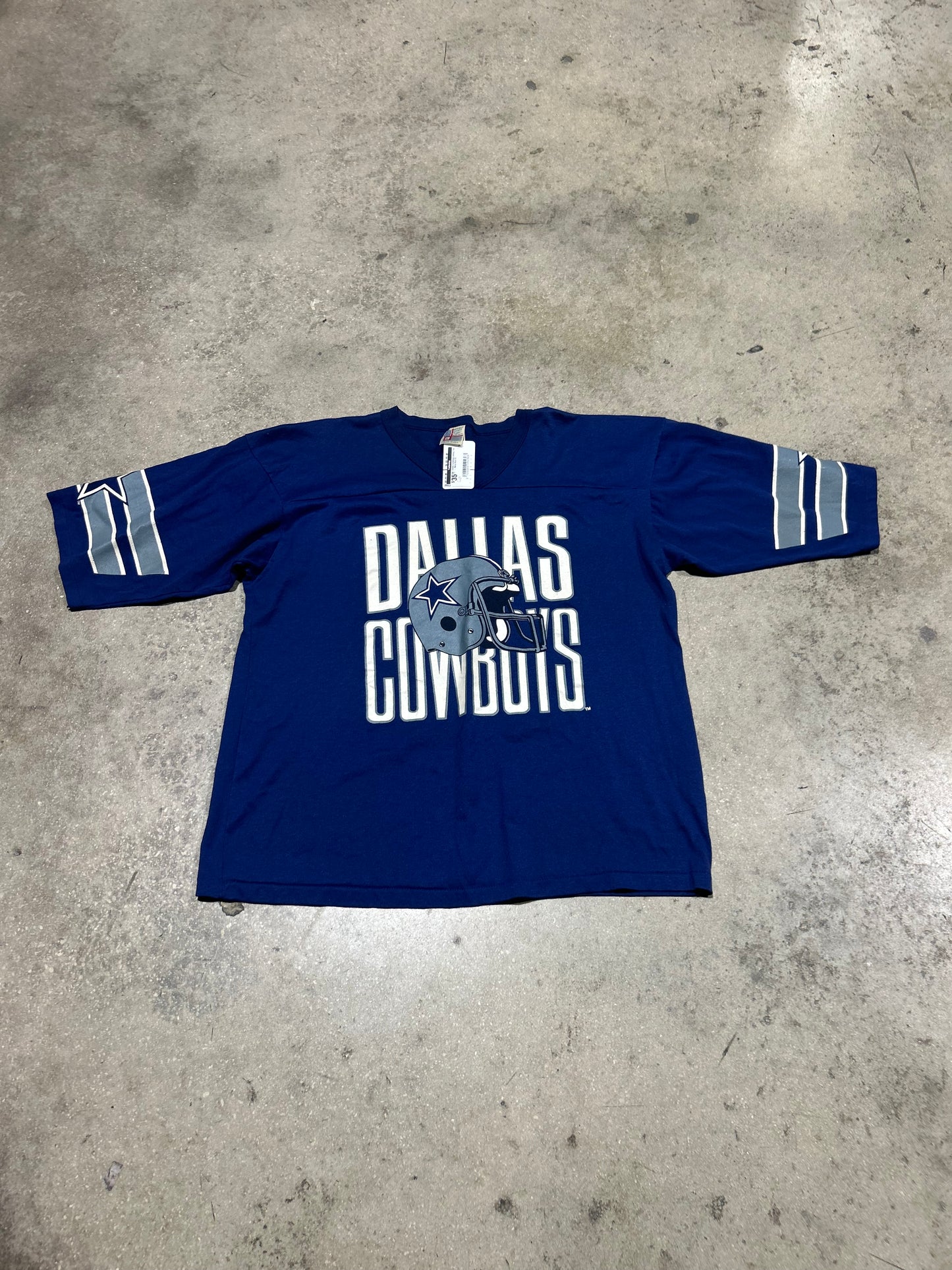 Dallas Cowboys Jersey Tee - Navy Size XL