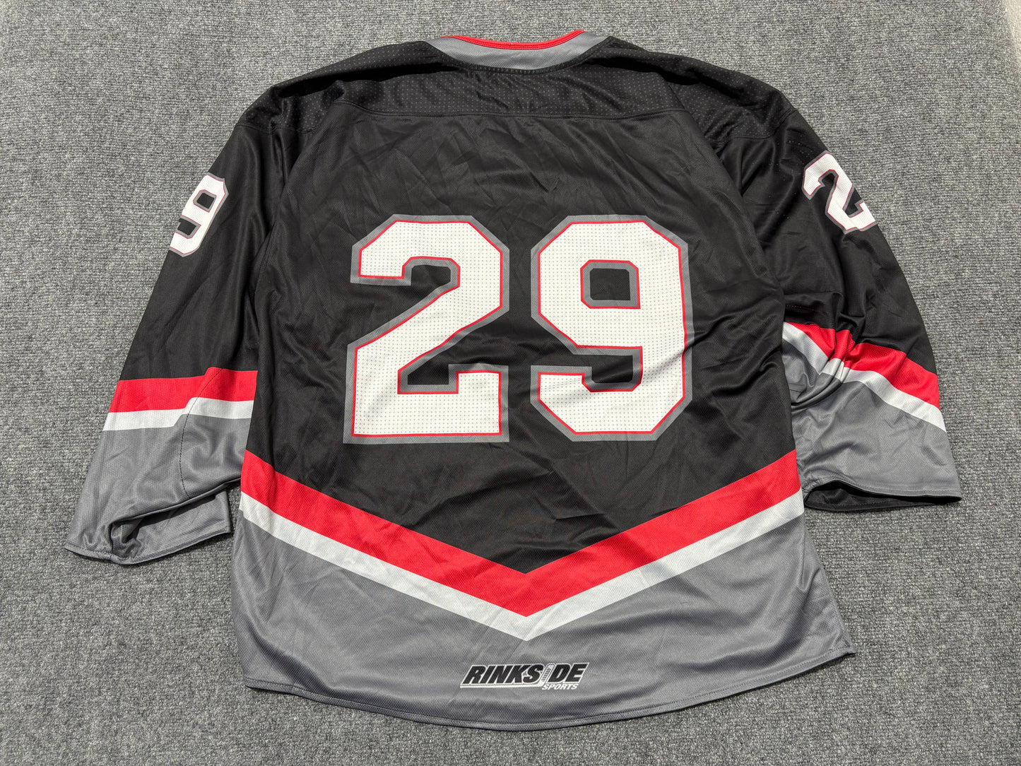 RSS Dragons Hockey Jersey - Black / Red Size Large