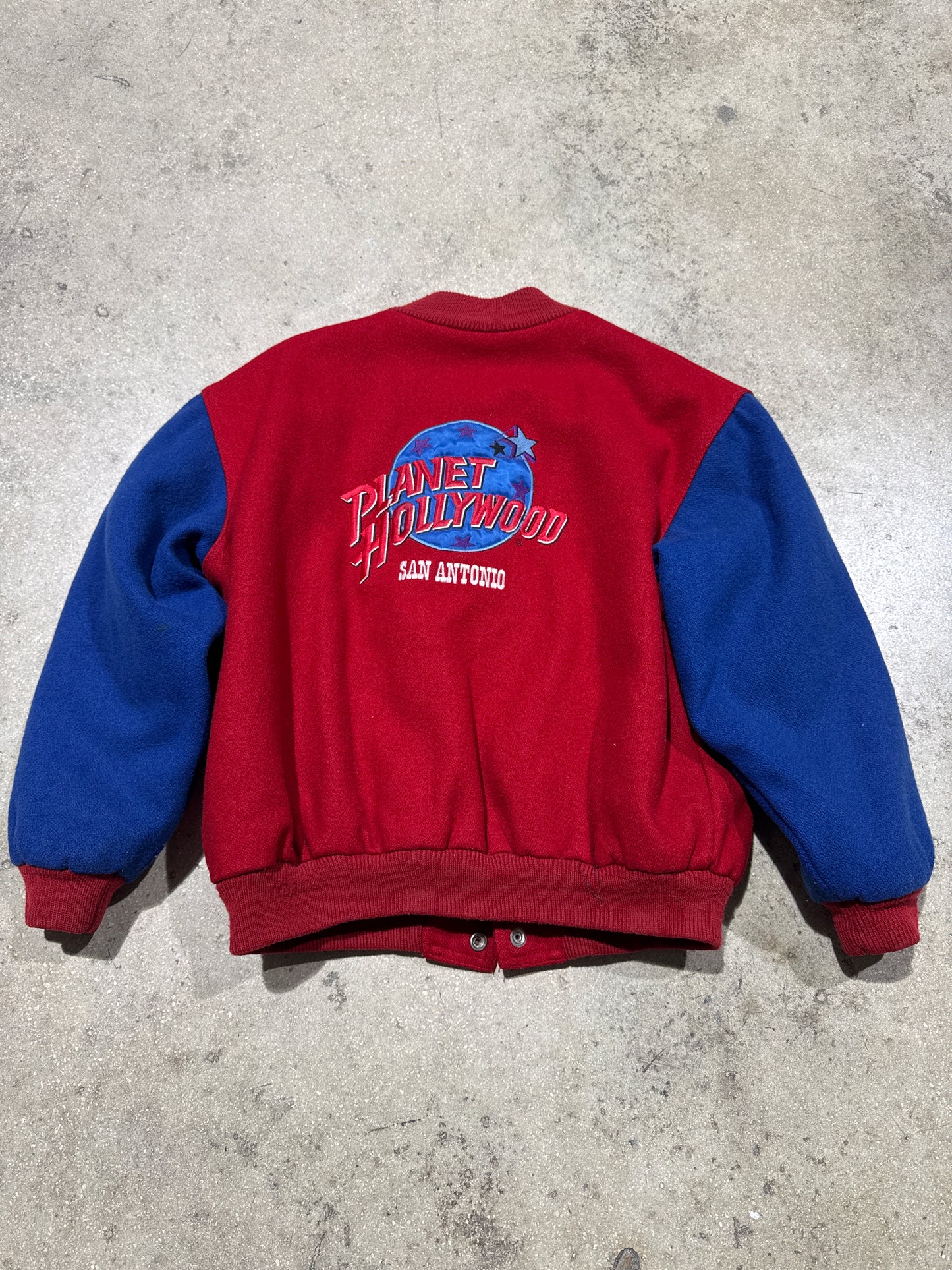 Planet Hollywood Varsity Jacket - Red/Navy Size Youth XL