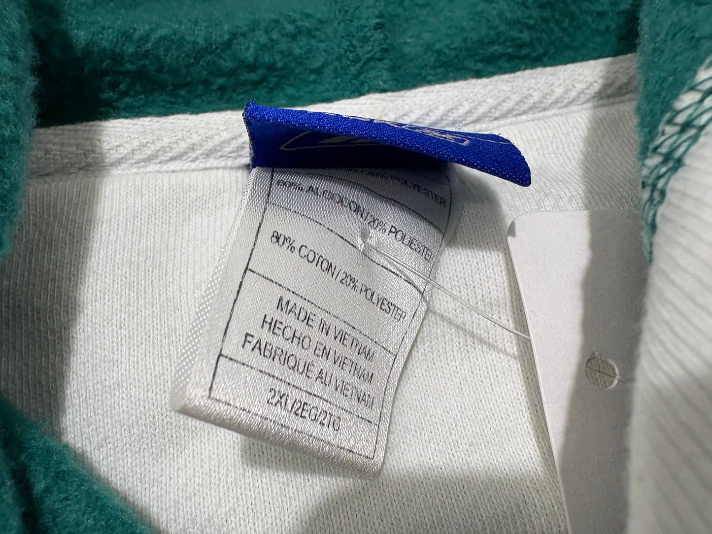 Miami Dolphins Zip Up Hoodie - Teal Size XXL