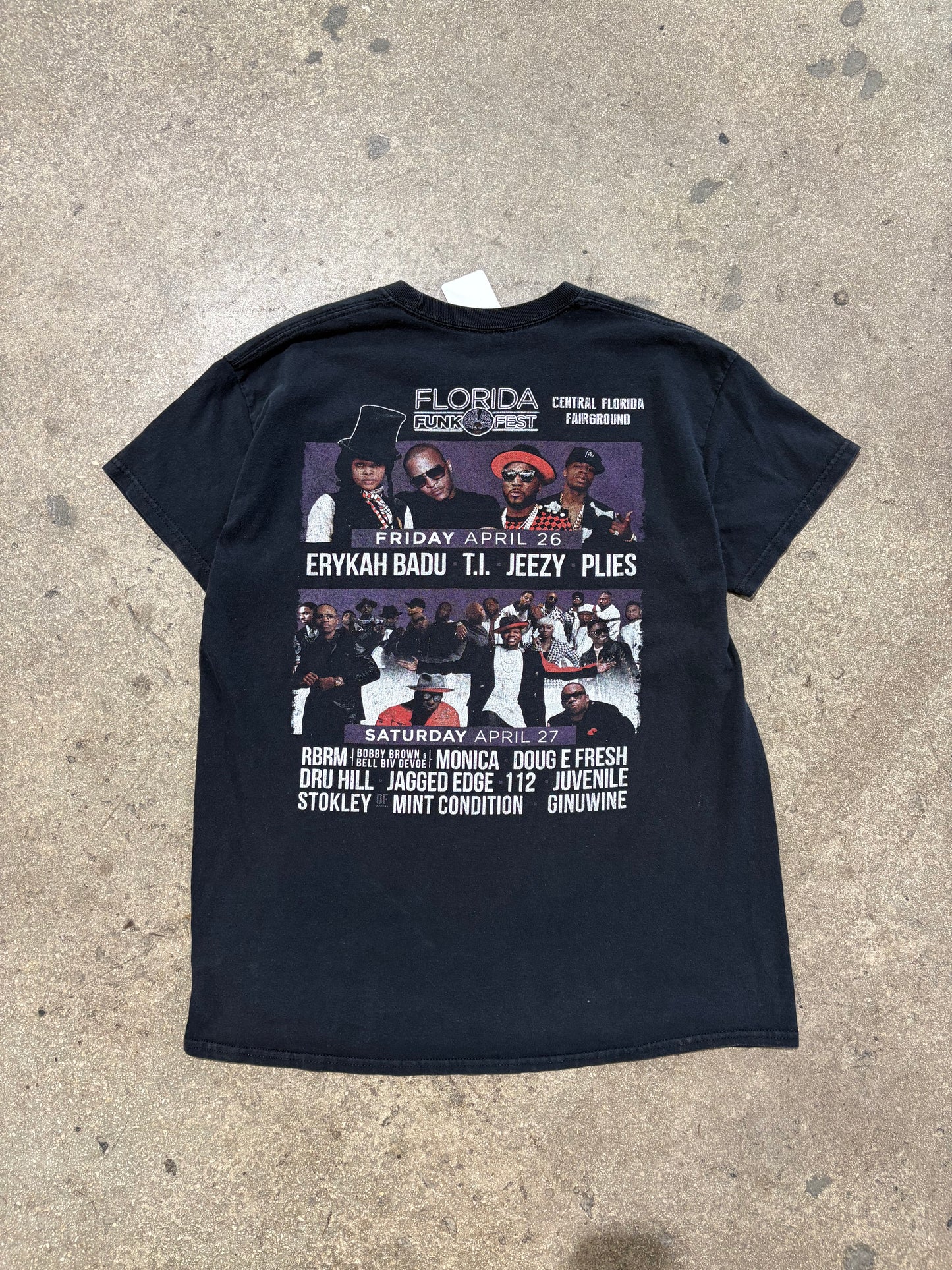 Funk Fest Tee - Black Size Medium