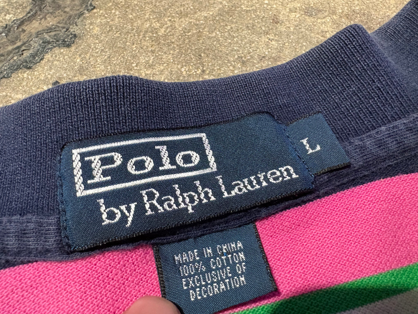 Polo Ralph Lauren Striped Polo Shirt - Multicolor Size Large