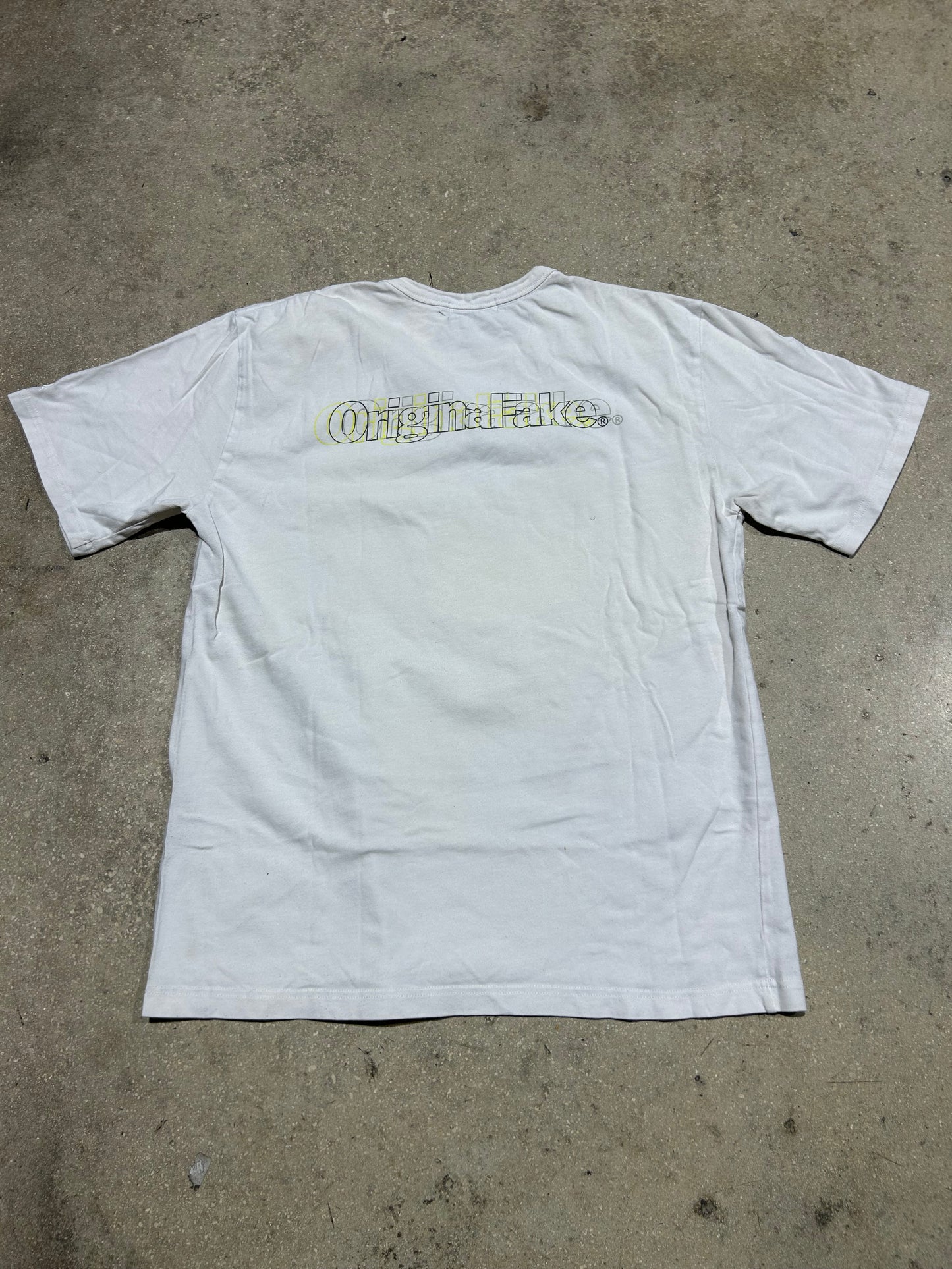 Original Fake Mouth Tee - White Size XL
