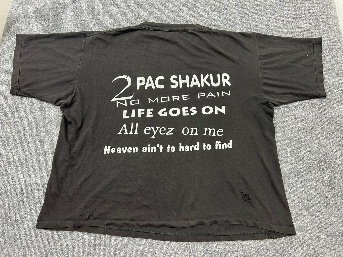 In Loving Memory Of Tupac Tee - Black size XXL