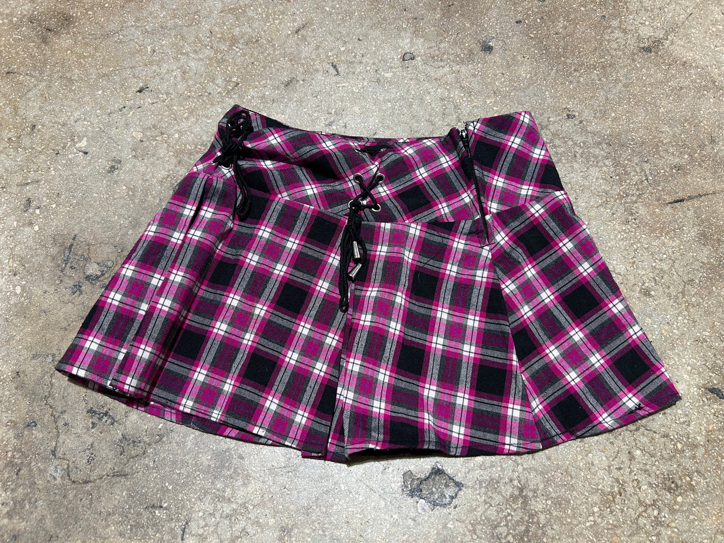 Speechless Plaid Mini Skirt - Pink Size Small