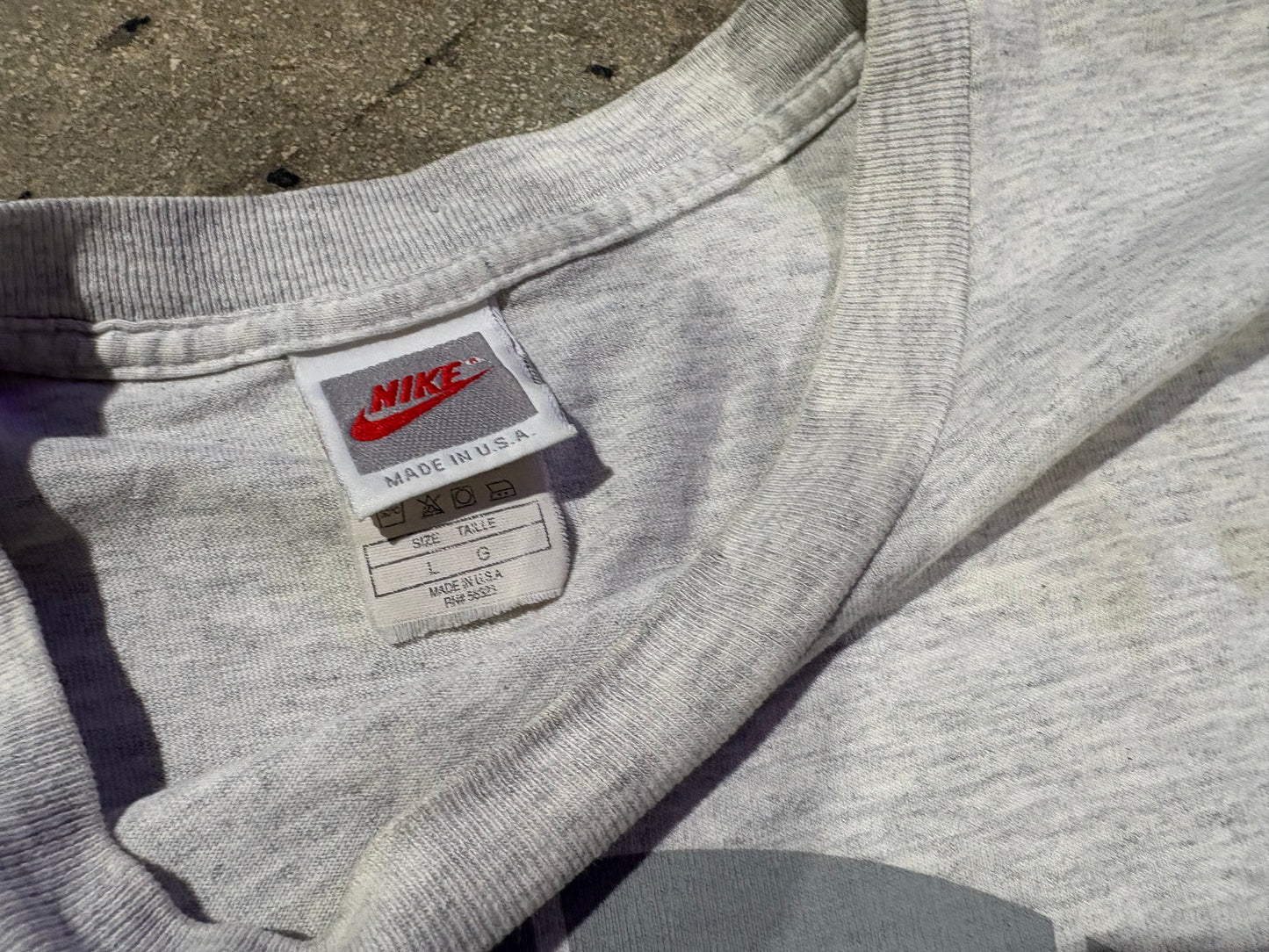 Nike Duke University Basketball Tee - Grey Size Large