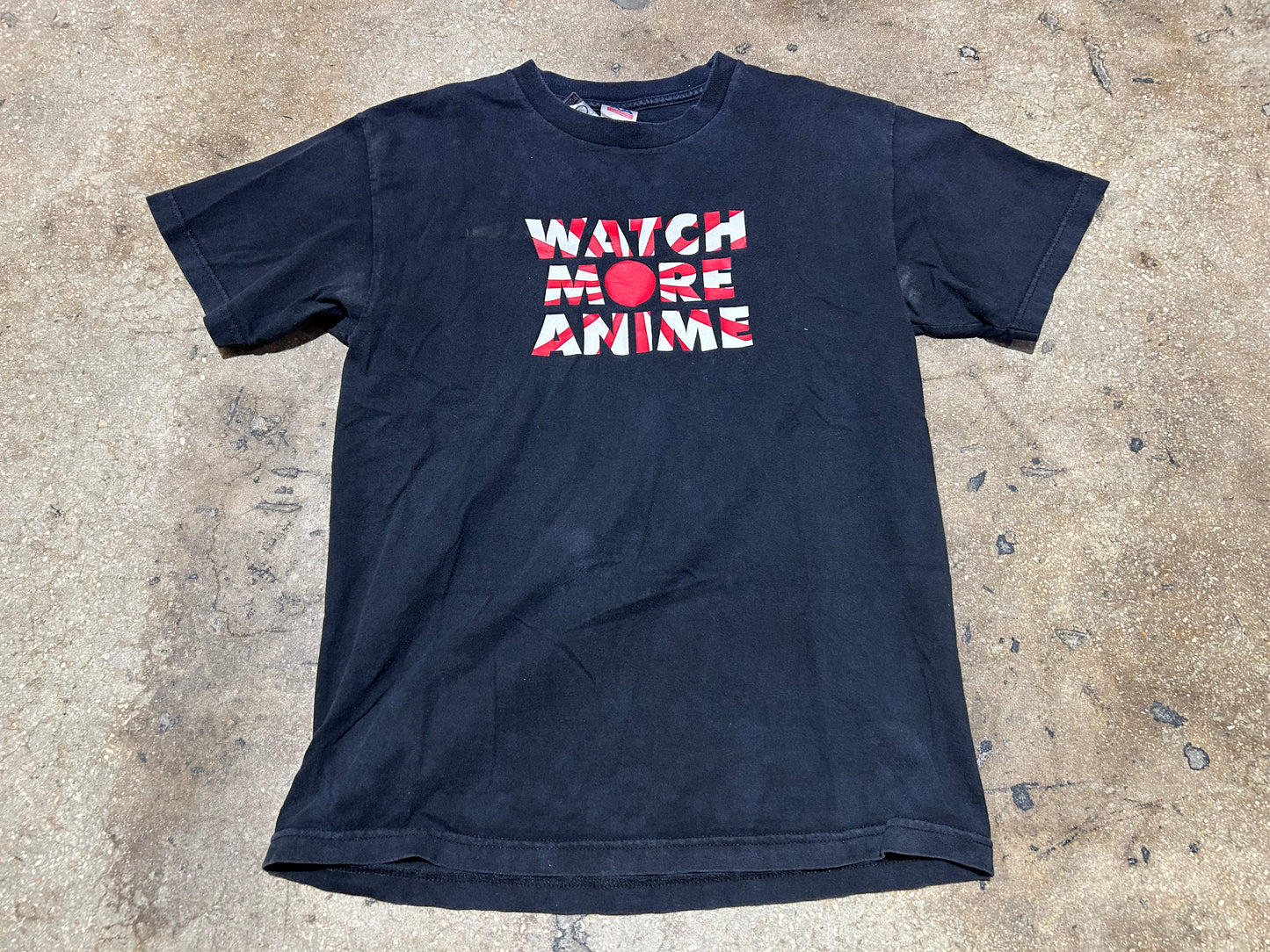 Watch More Anime Tee - Black Size Medium