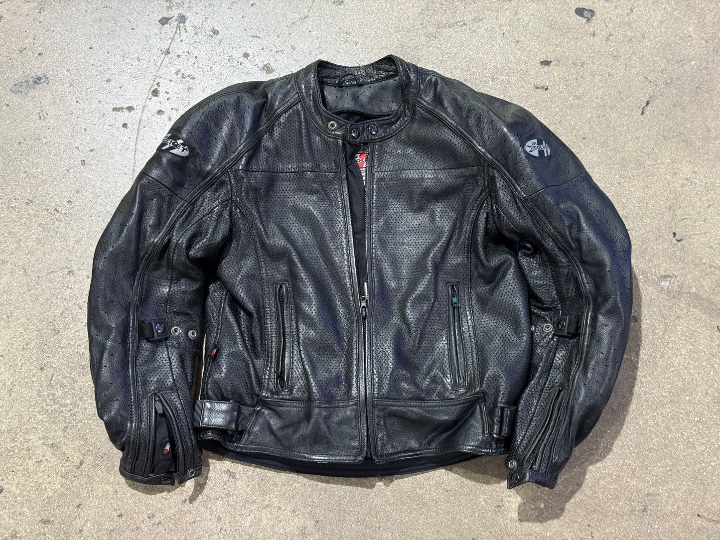 Joe Rocket Perforated Motorcycle Jacket - Black Size Small