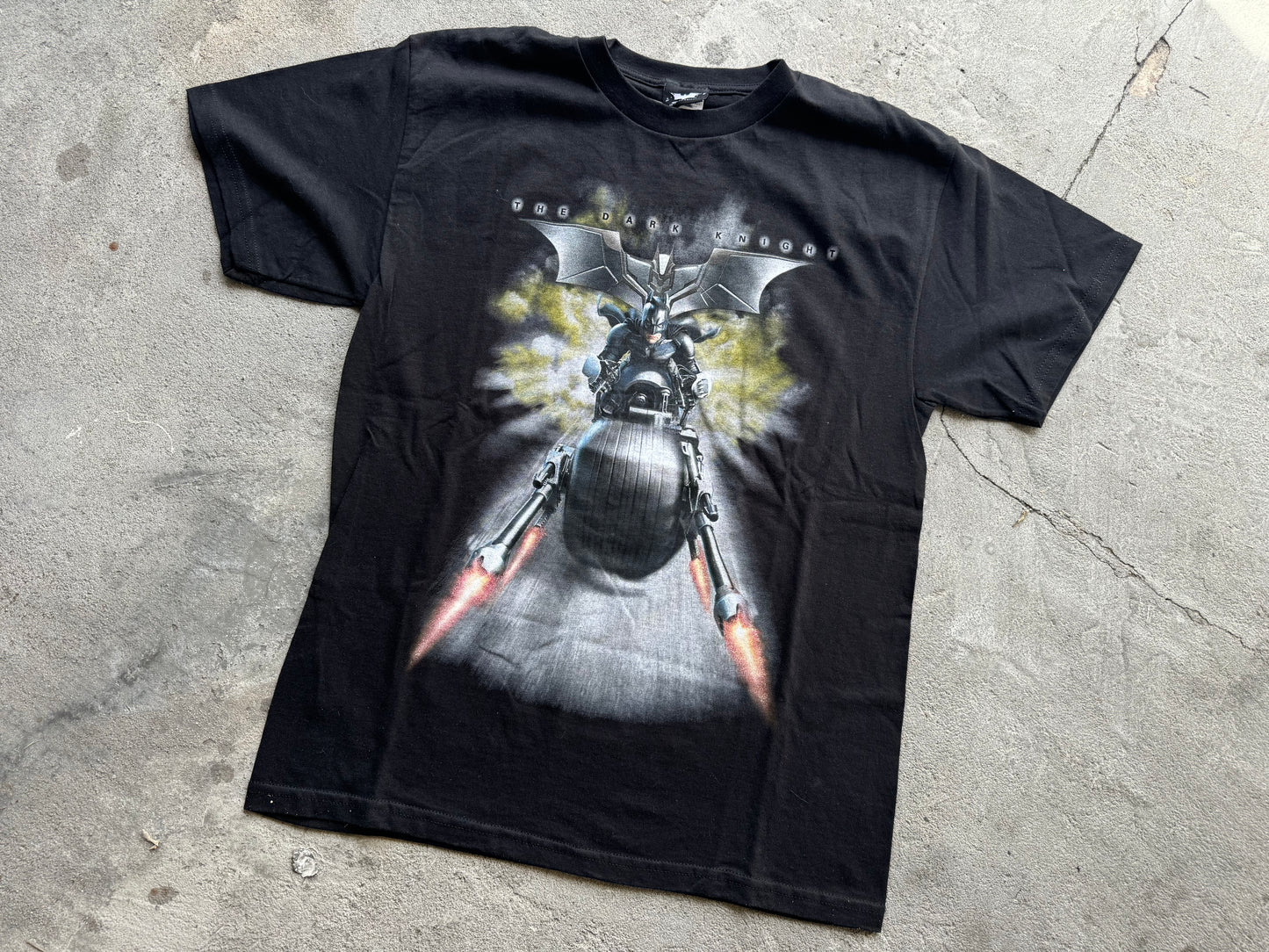 The Dark Knight Batman Batpod Tee - Black Size XL