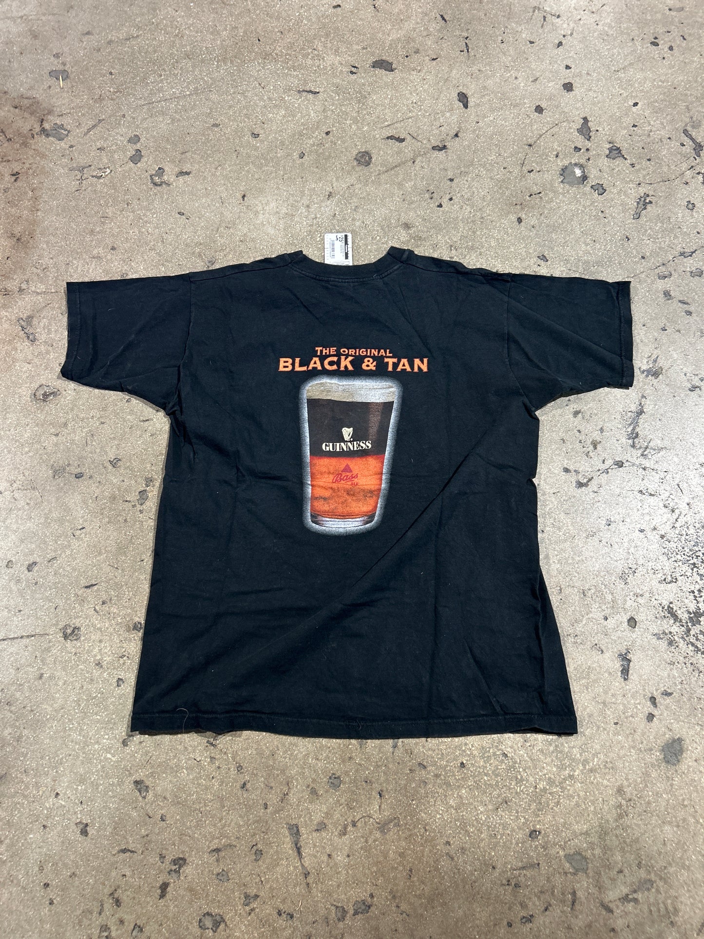 Guinness Beer Tee - Black Size XL