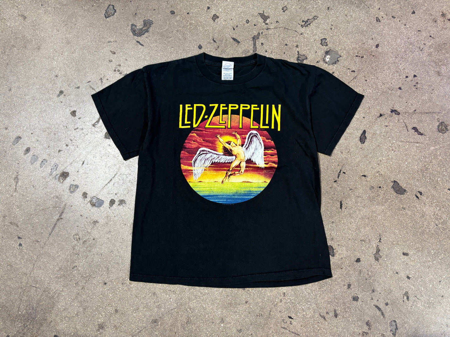 2004 Led Zeppelin Tee - Black Size Medium