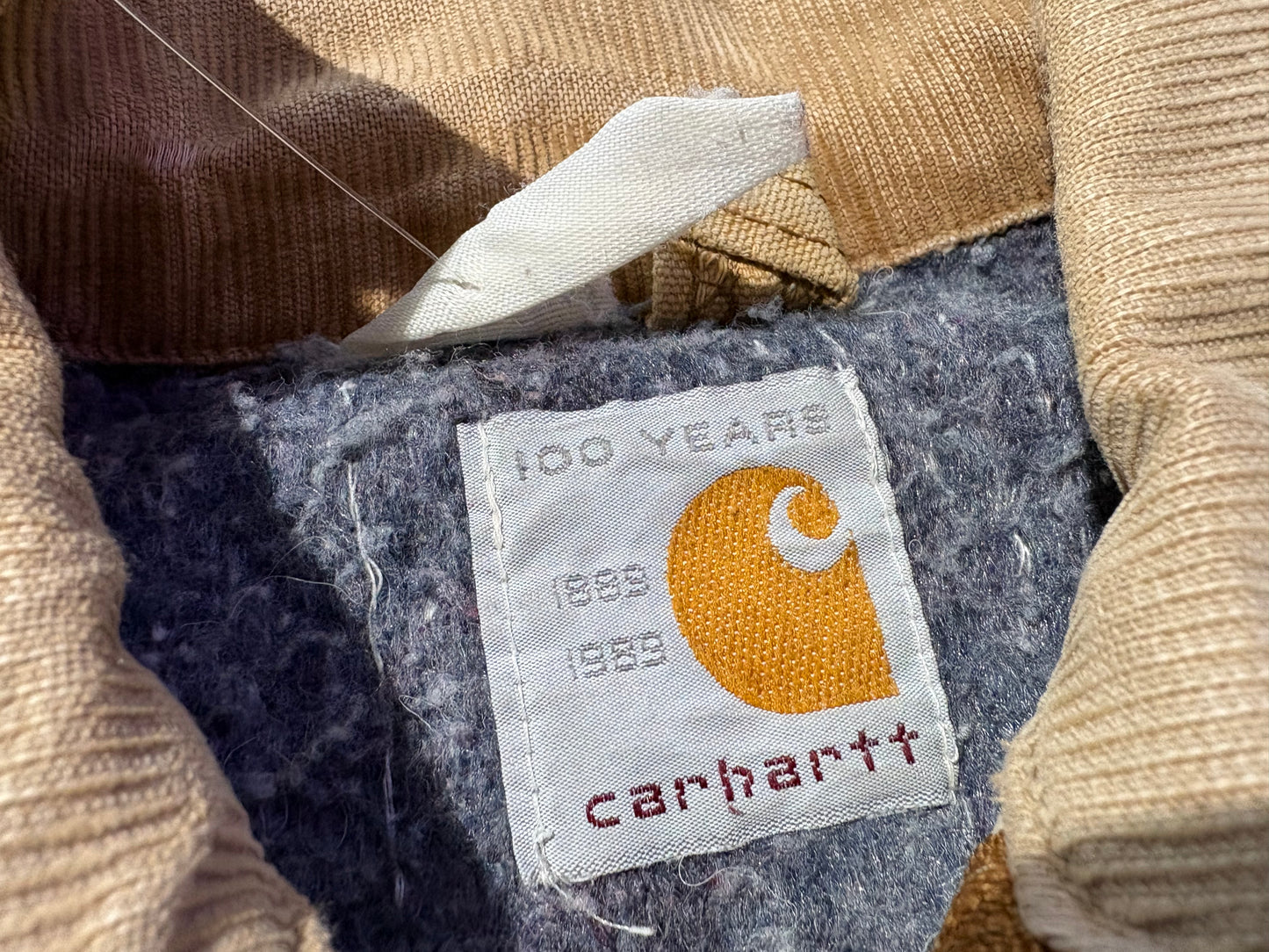 Carhartt 100 Year Anniversary Detroit Jacket - Washed Khaki Size Medium