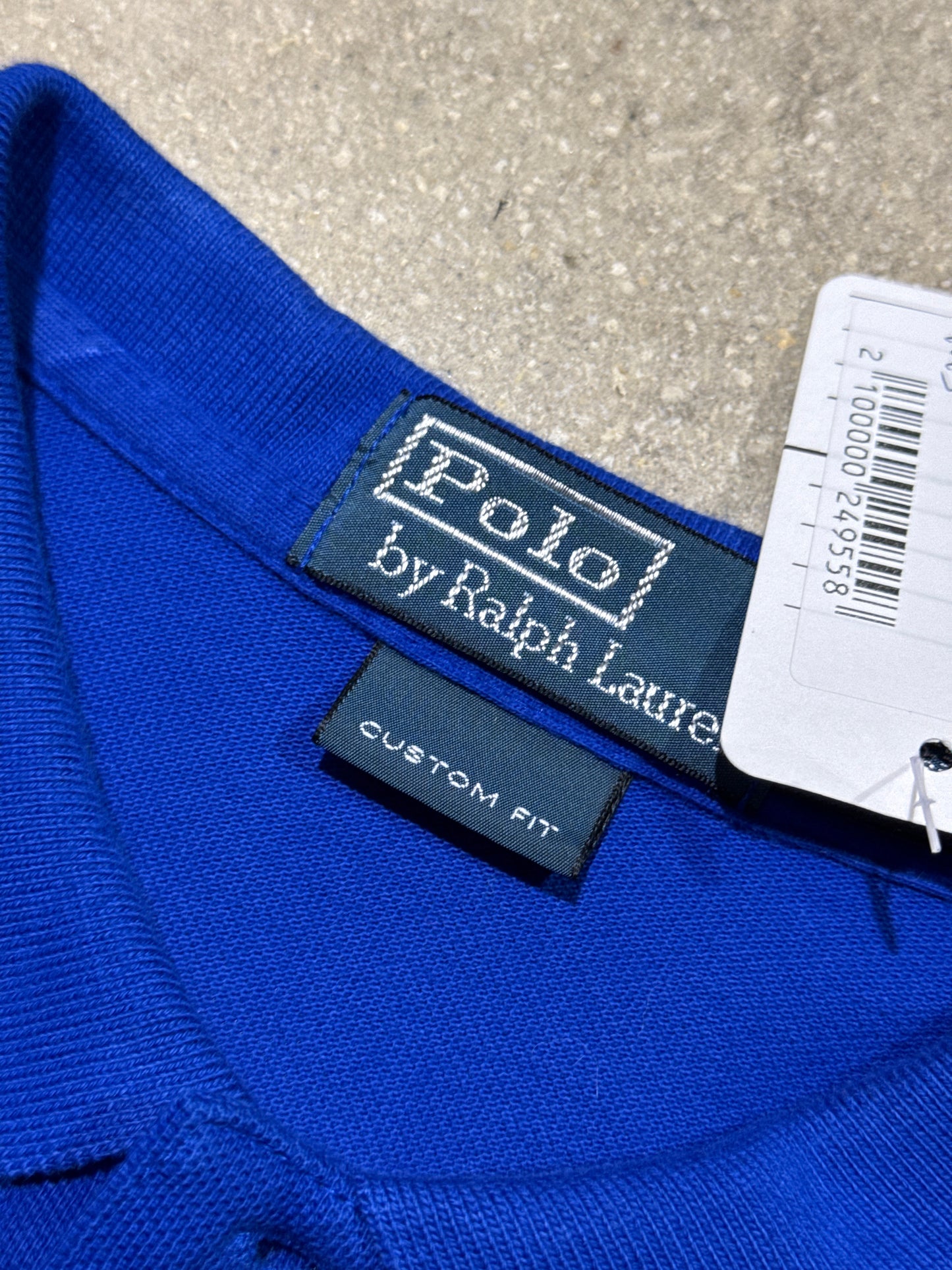 Polo Ralph Lauren Big Pony Polo Shirt - Royal Blue/Yellow Size XL