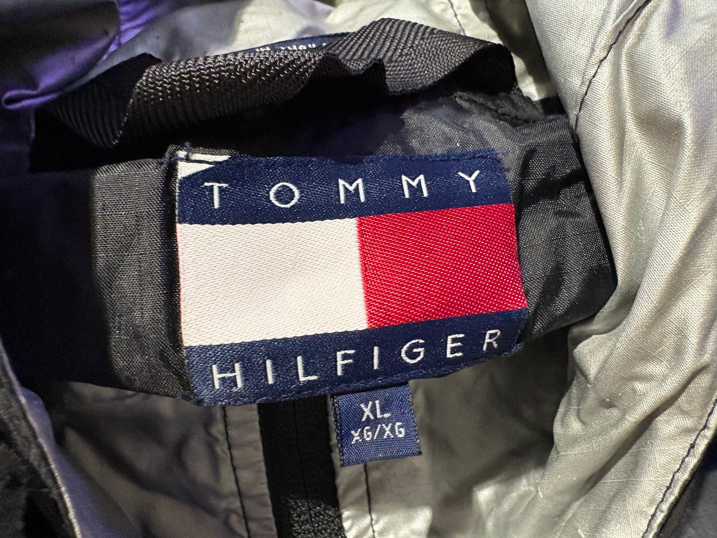 Tommy Hilfiger Outdoor Windbreaker Jacket - Black Size XL