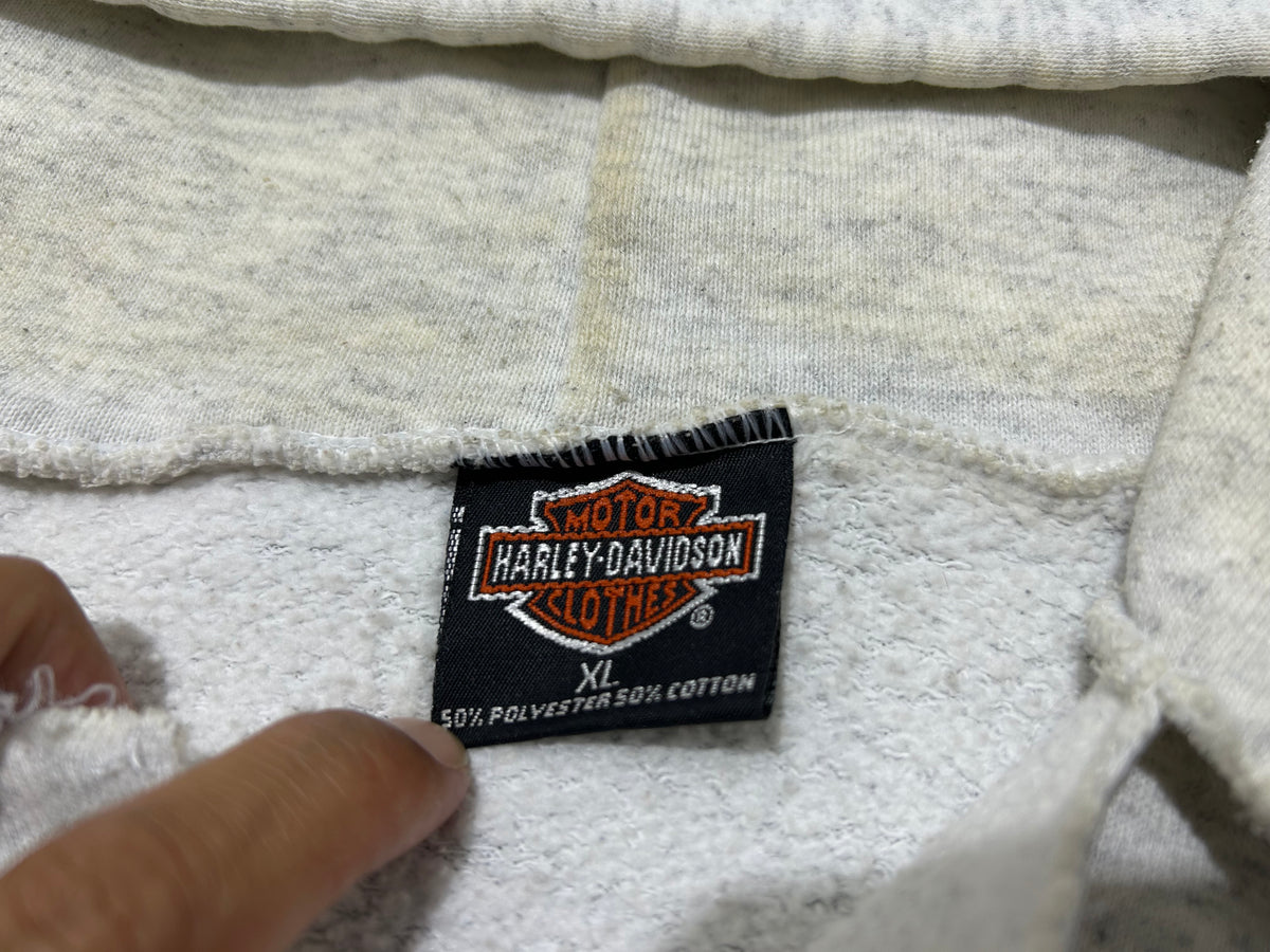 1992 Harley Davidson Hoodie - Gray size XL