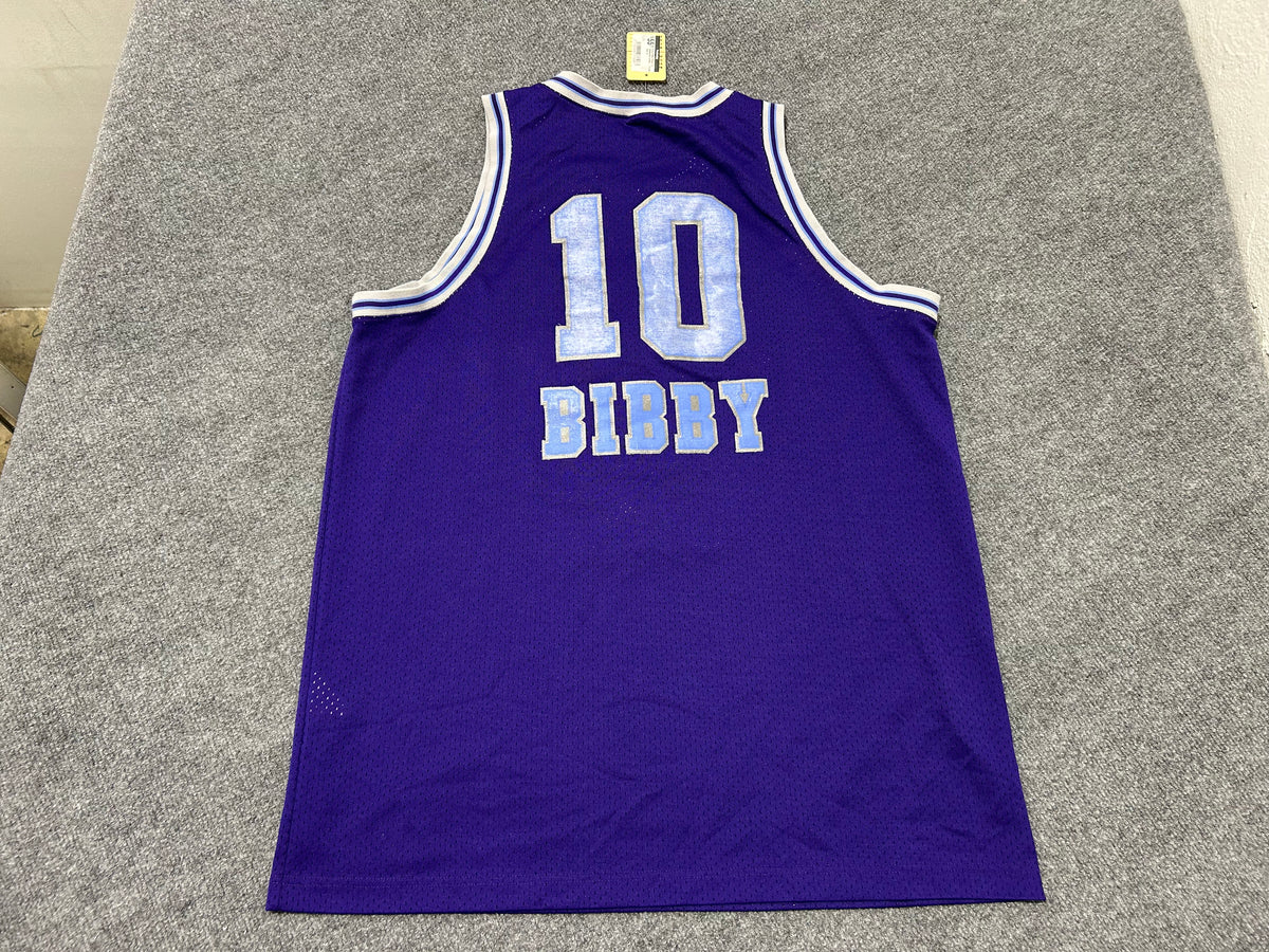Kings Mike Bibby #10 Basketball Jersey - Purple Size XL