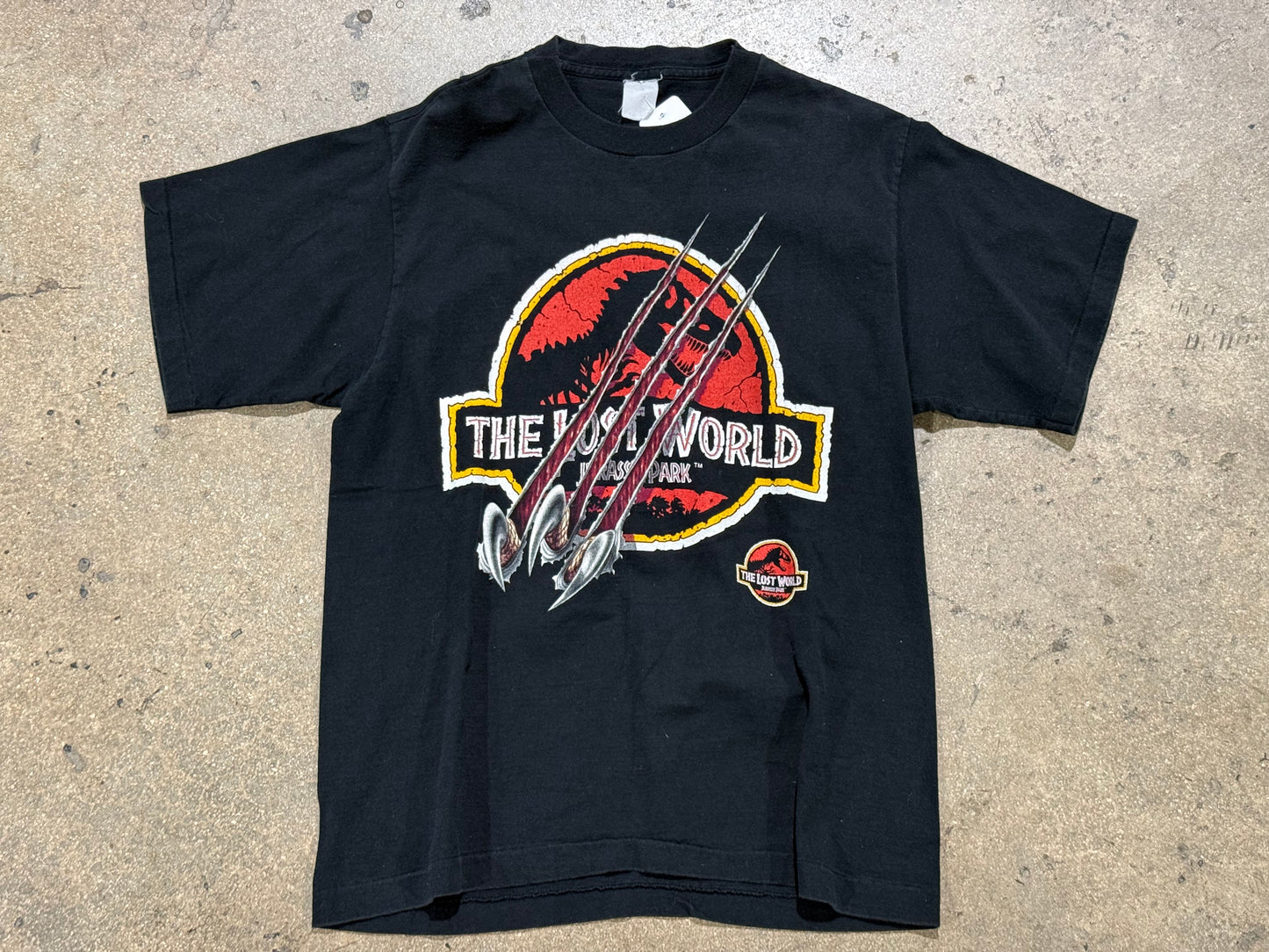 Jurassic Park: The Lost World Tee - Black Size XL