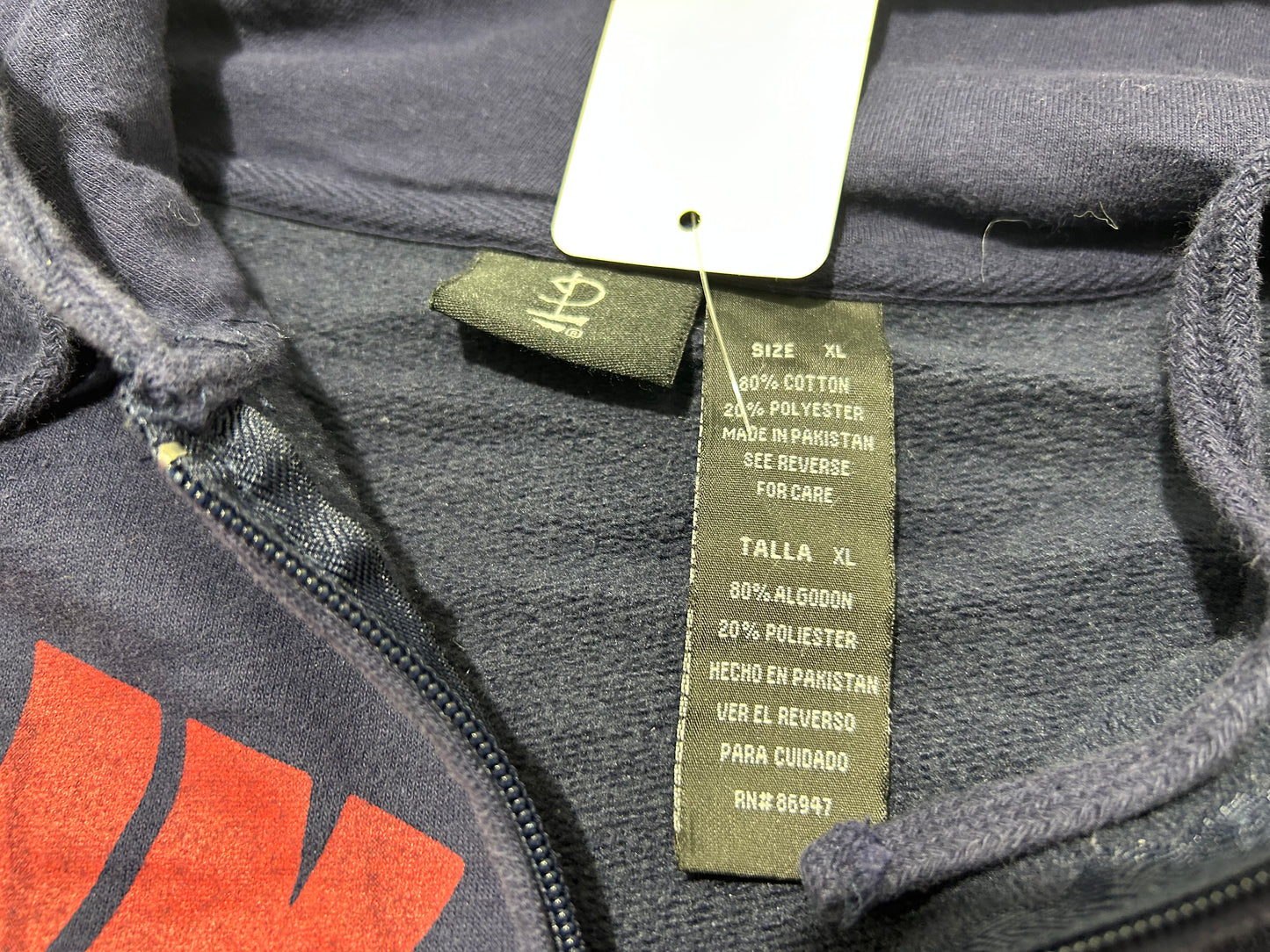 Pink Floyd Zip Up Jacket - Navy Size XL