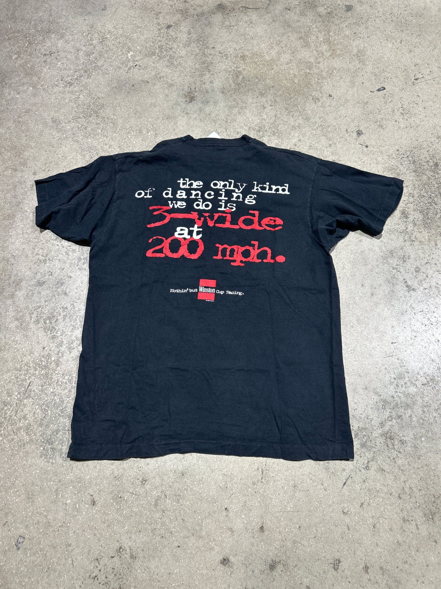 1996 Winston Any Kind Of Dancing Tee - Black Size XL