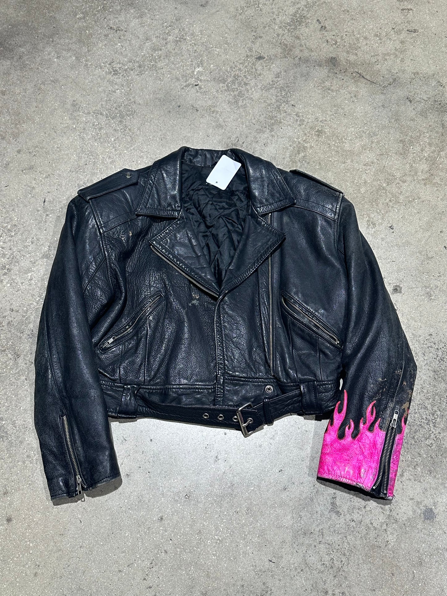 Painted Reaper Motorcycle Jacket Size Large