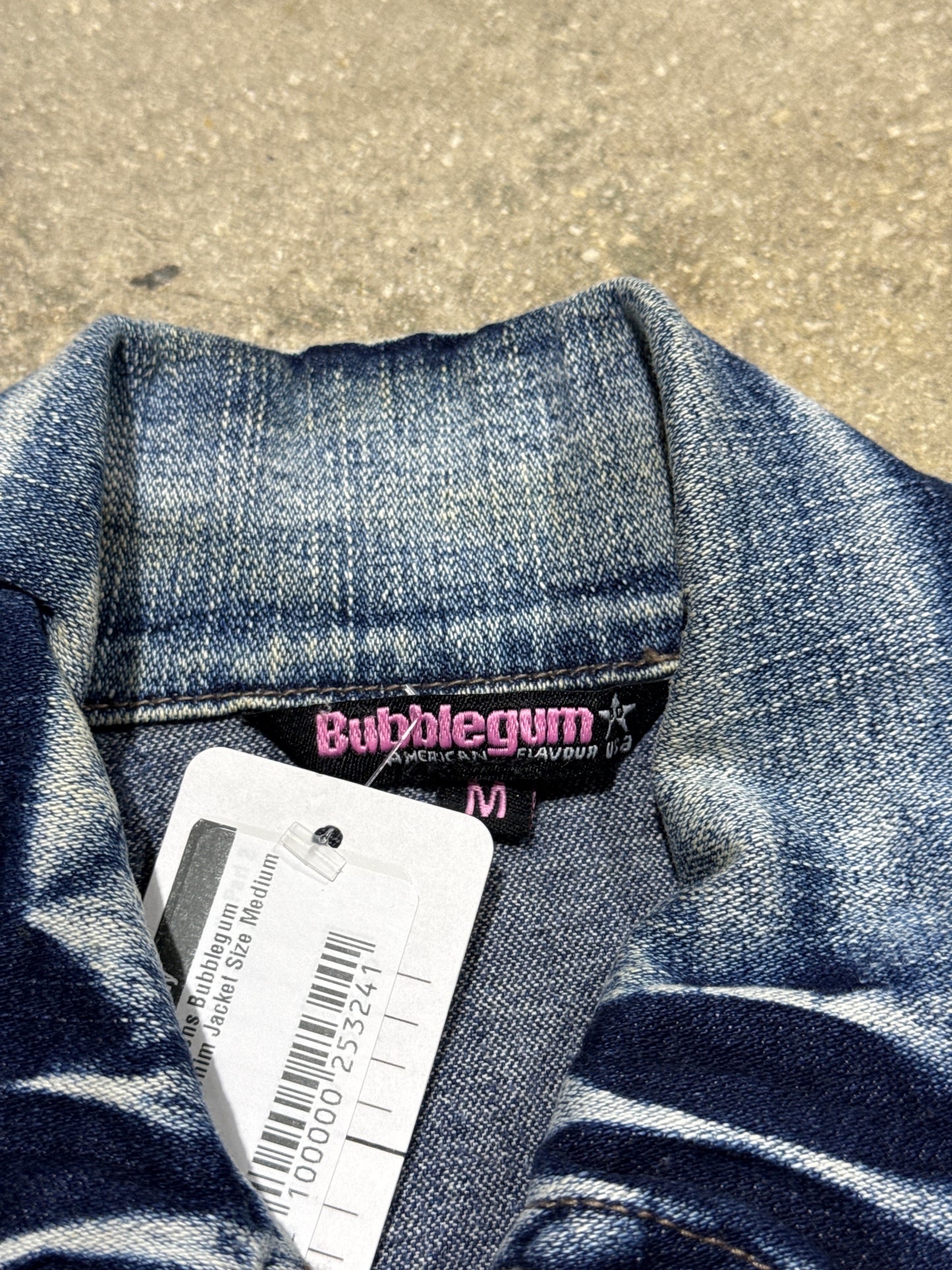 Womens Bubblegum Denim Jacket Size Medium