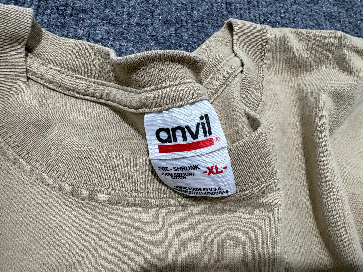 1998 Tiger in the Water Tee - Beige Size XL