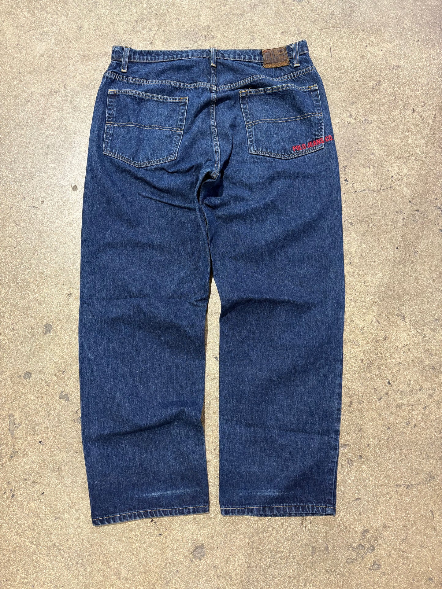 Ralph Lauren Loose Denim Jeans - Dark wash Size 36 x 32