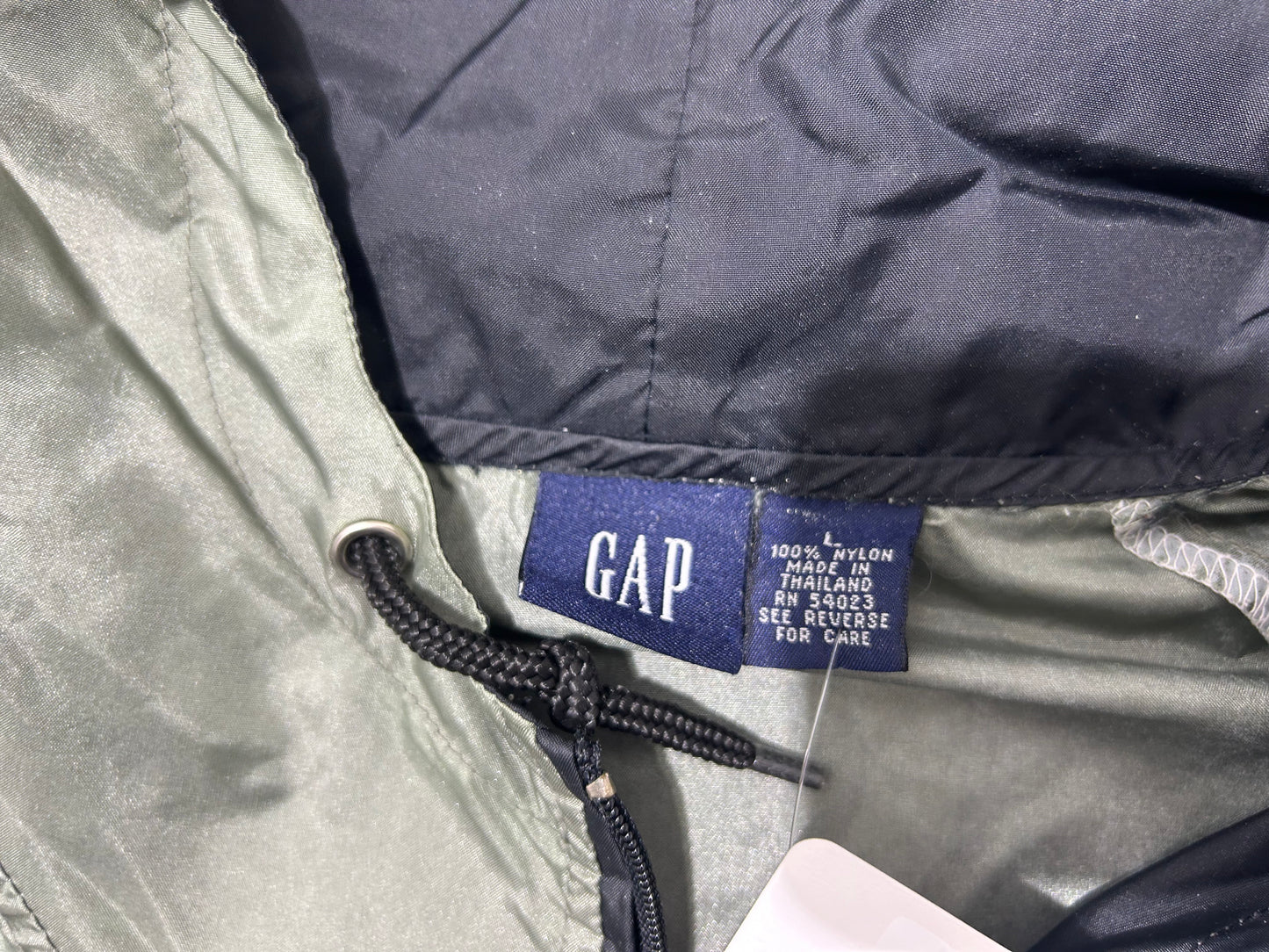 90s GAP Anorak Pullover - Olive Size XL