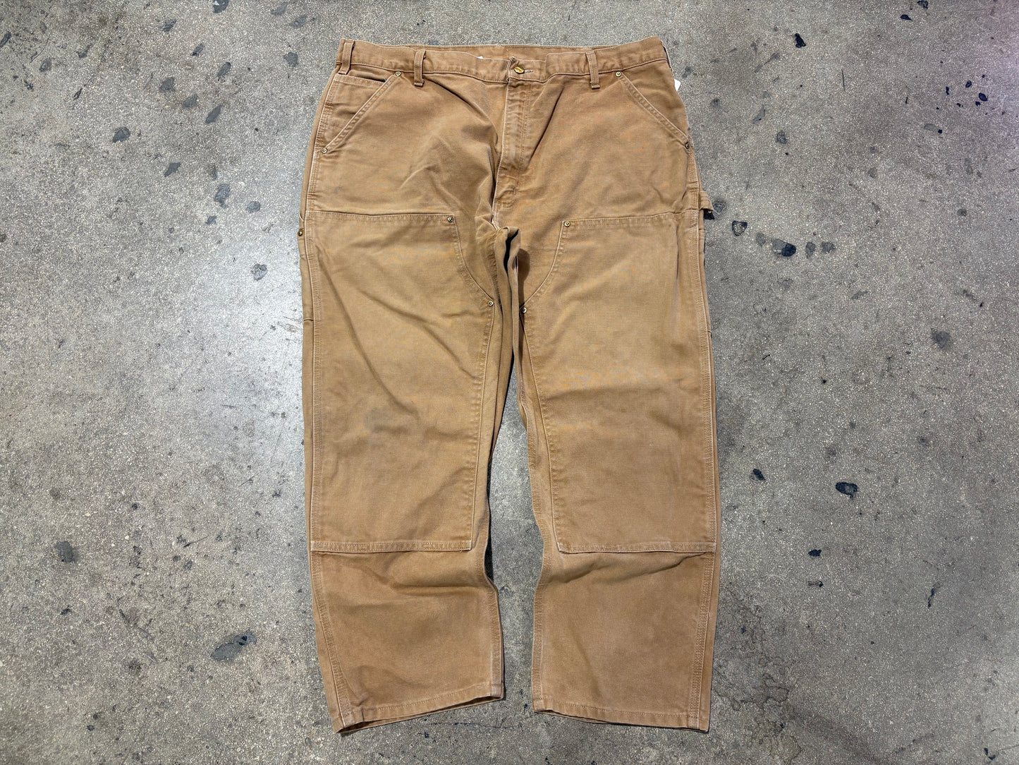 Carhartt Double Knee Pants - Dark Khaki Size 42x30