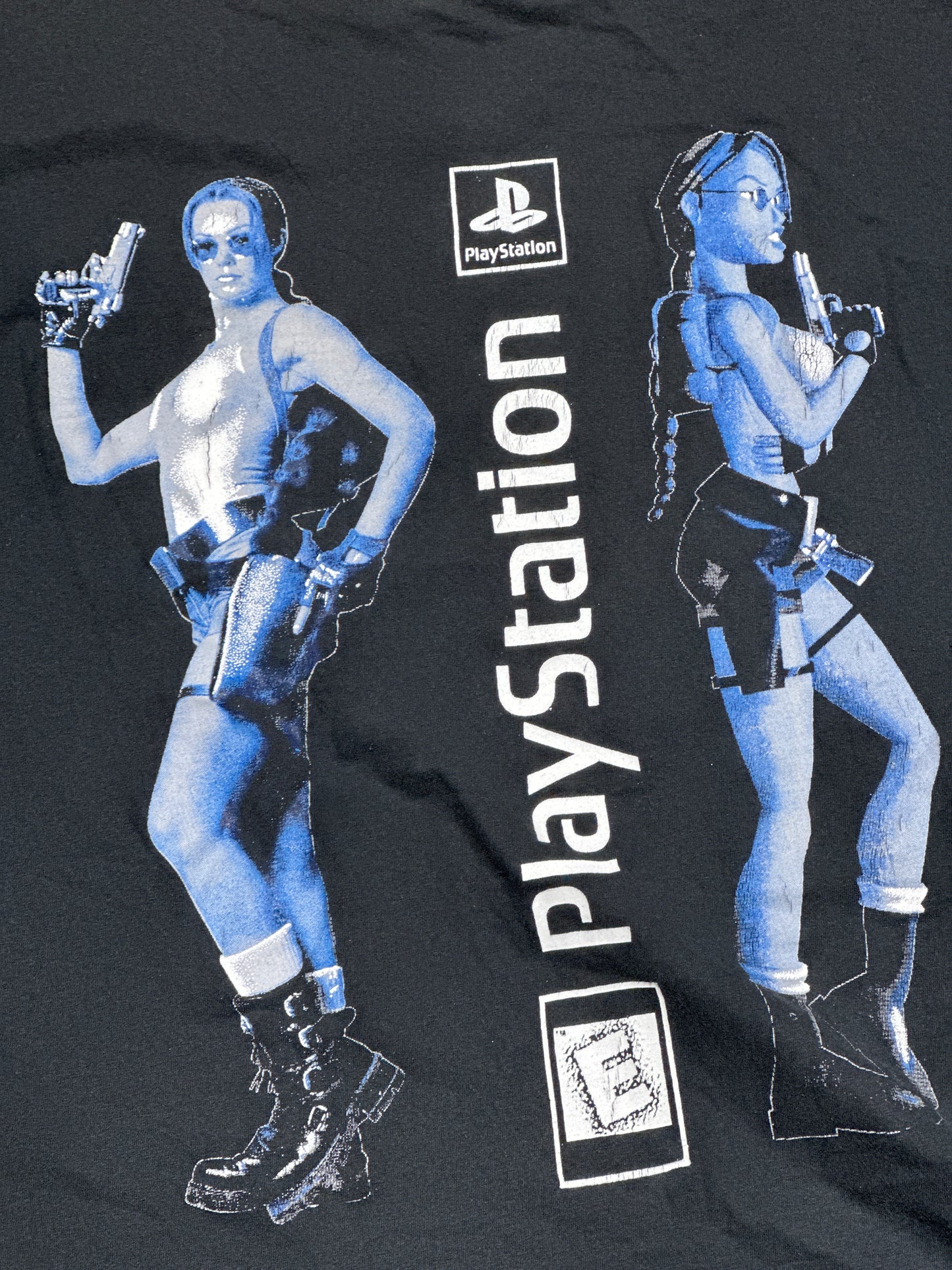 Tomb Raider PlayStation One Tee - Black Size XL