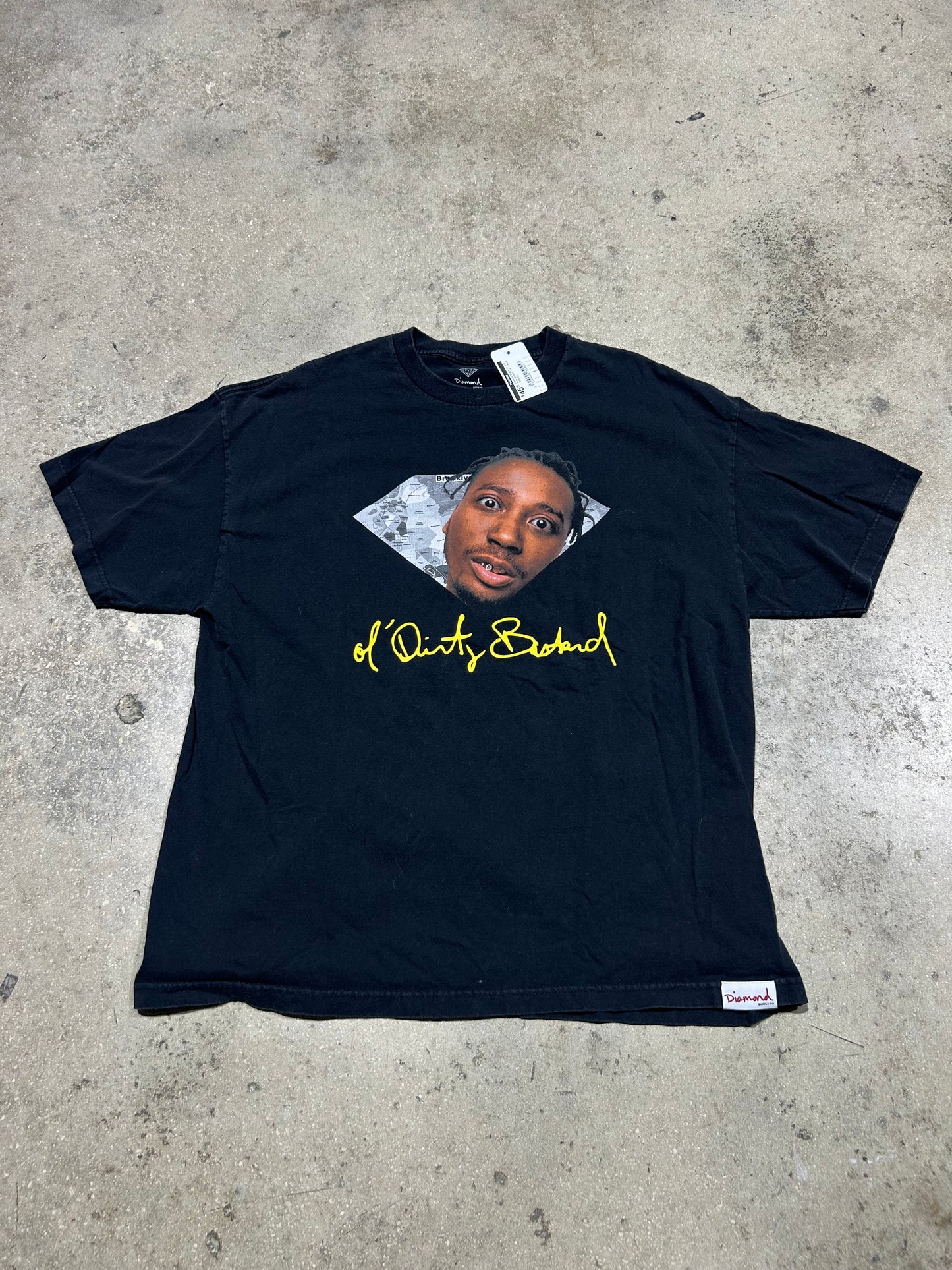 Diamond Supply Co. x Ol' Dirty Bastard Tee - Black Size 2XL