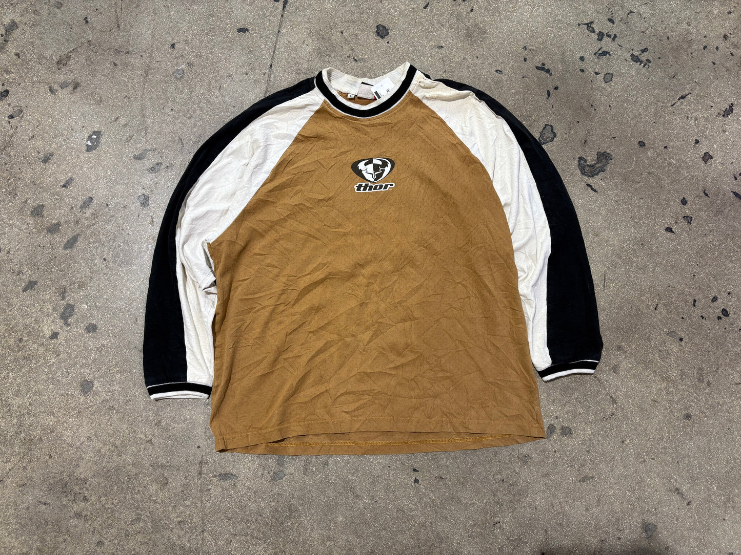 Thor Perforated Jersey - Wheat Size Large