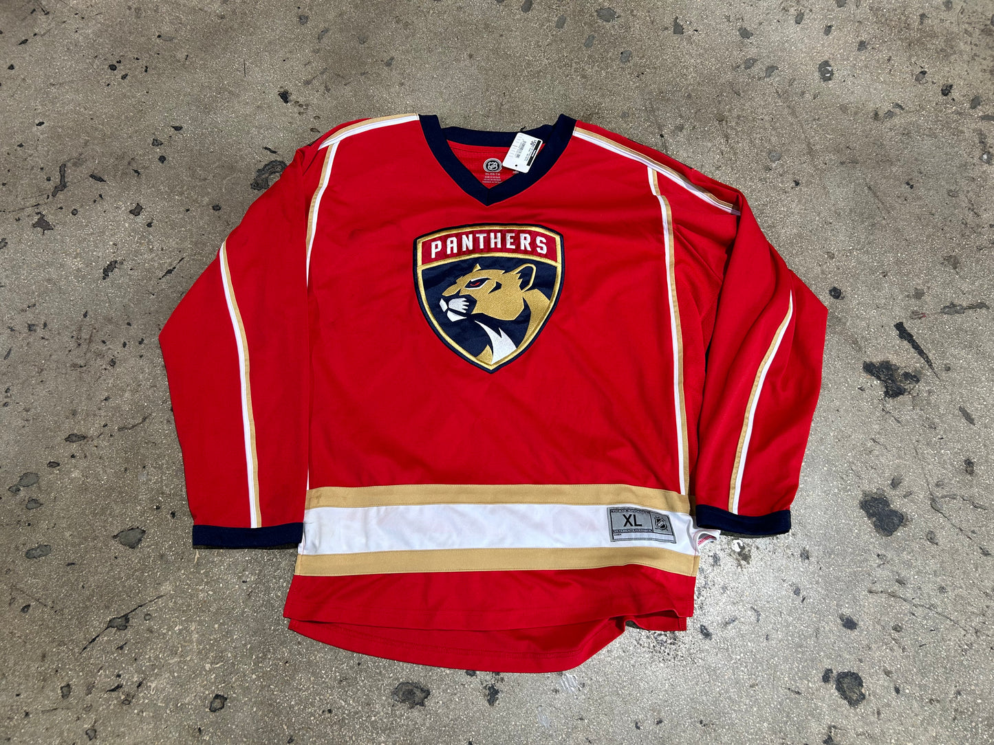 NHL Panthers Hockey Jersey - Red Size XL