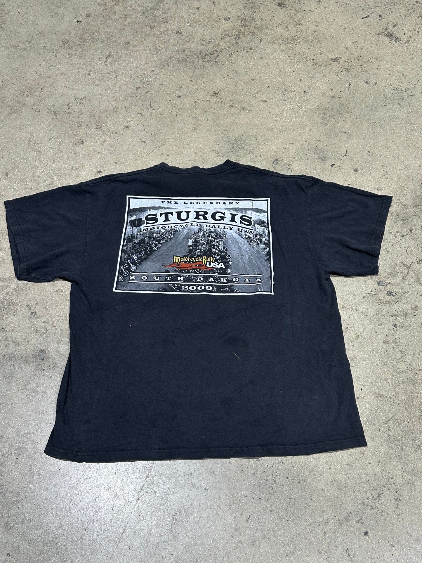 2009 Sturgis South Dakota Tee - Black Size XL
