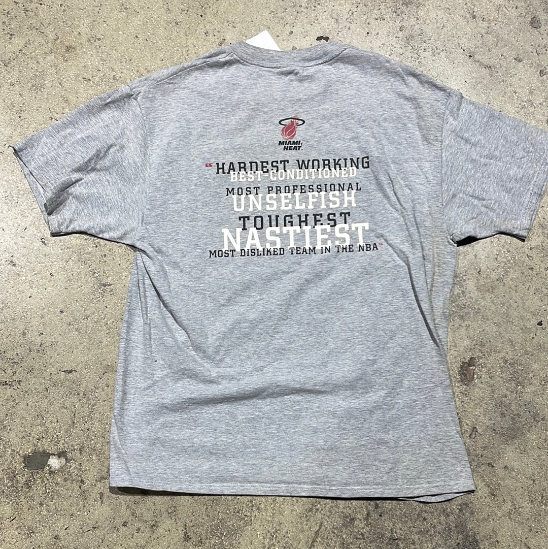 Miami Heat Quotes Tee - Grey Size XL