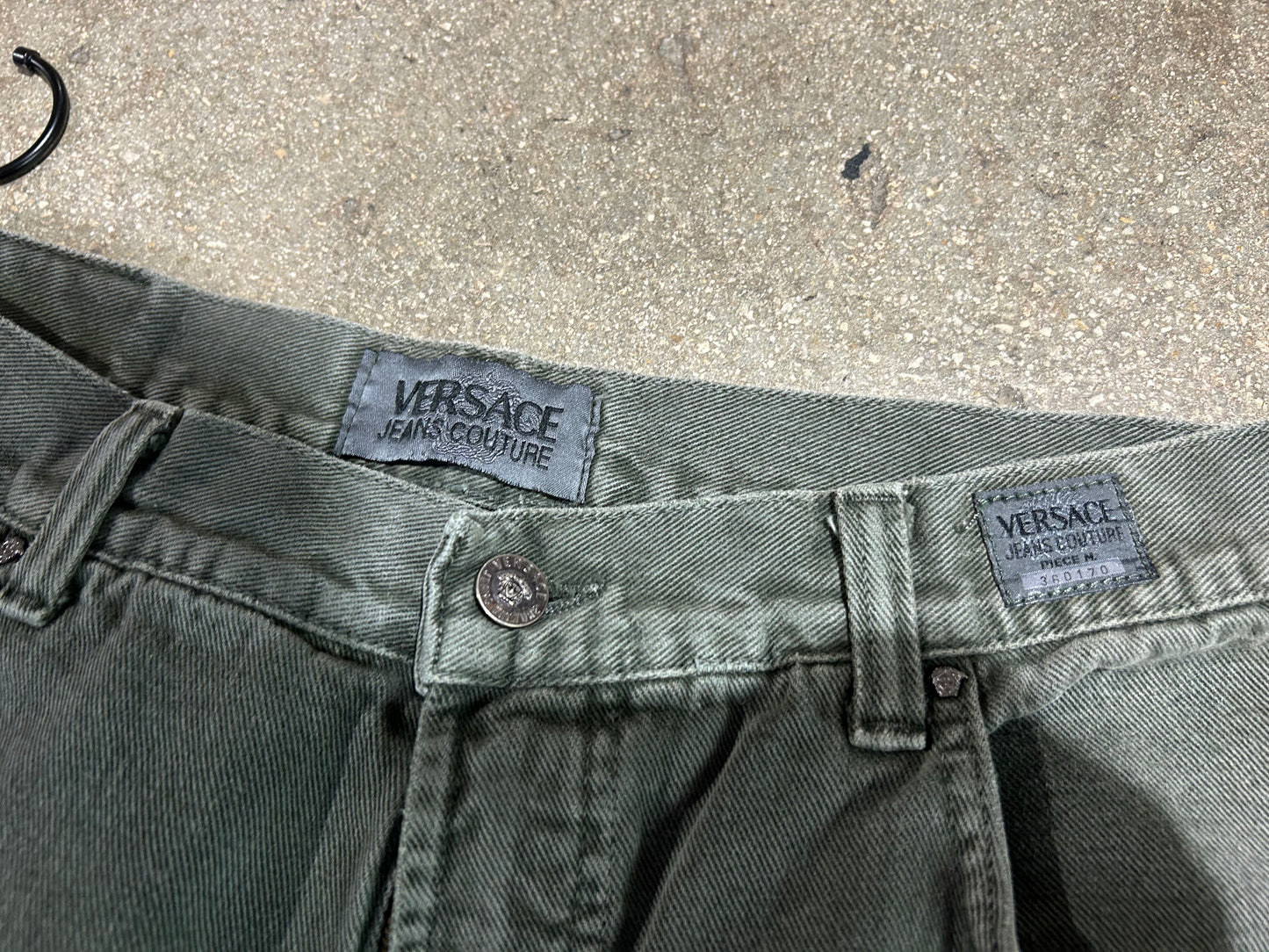 Versace Jeans Couture Denim Pants - Olive size 38