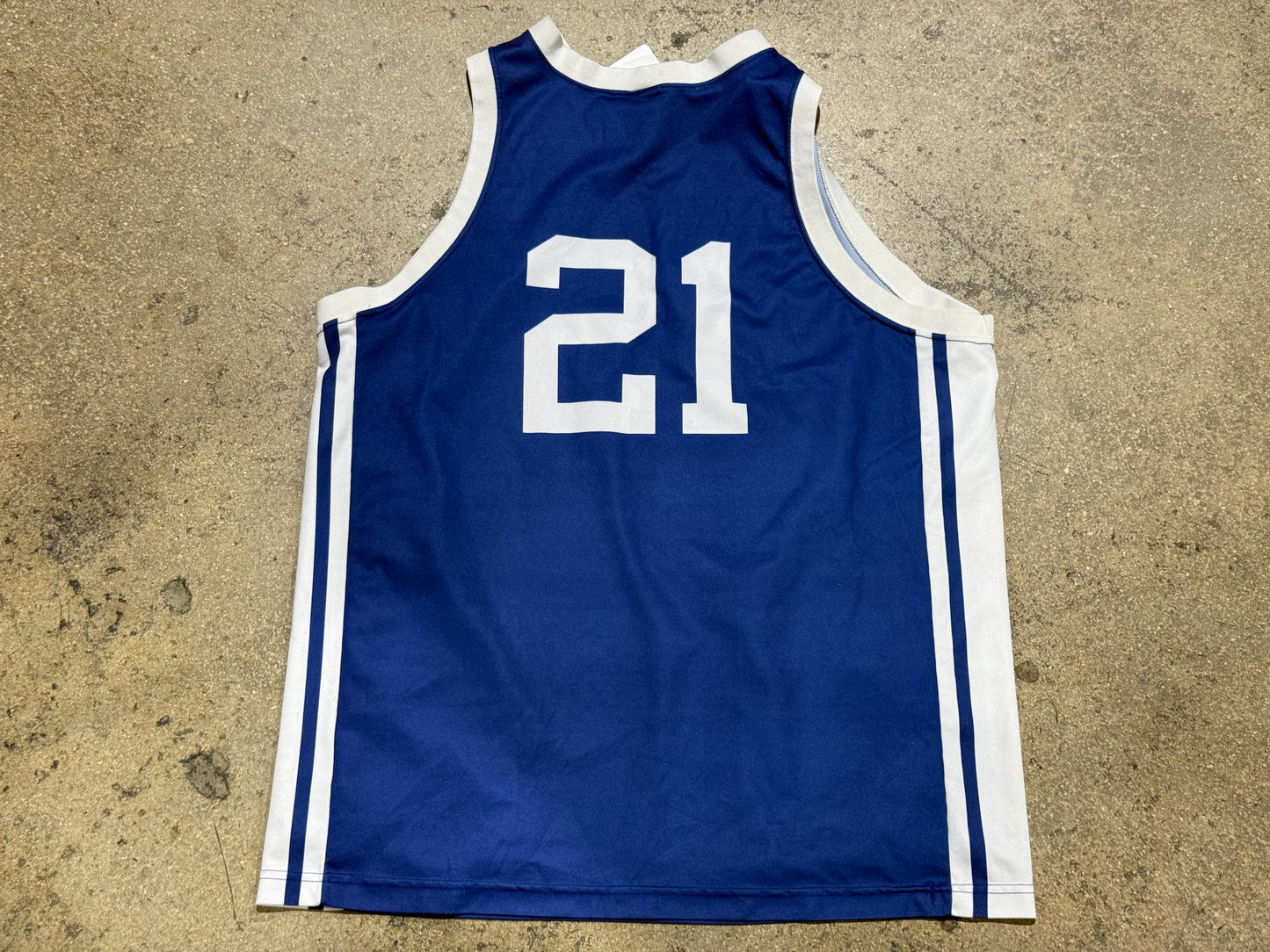Nike NCAA Duke Basketball #21 Jersey - Blue Size XL