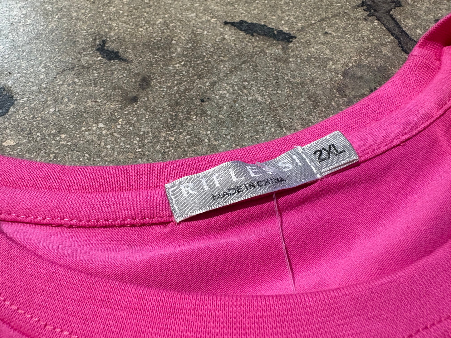 WMNS Rhinestone Obama Tee - Pink Size XXL