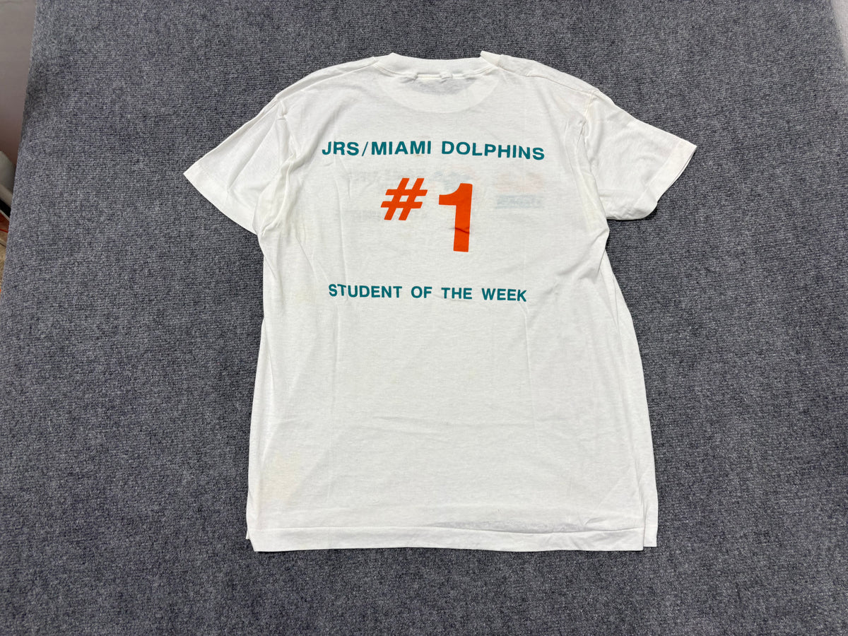 Miami Dolphins Joe Robbie Stadium Tee - White Size Large