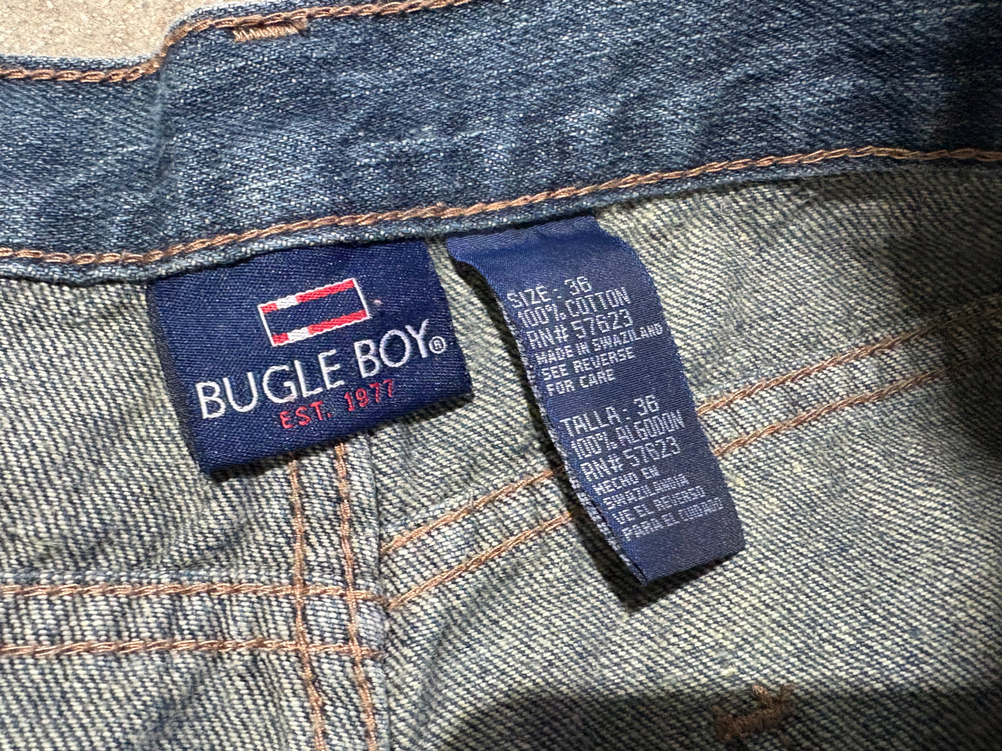 Bugle Denim jean Shorts - Blue Size 36