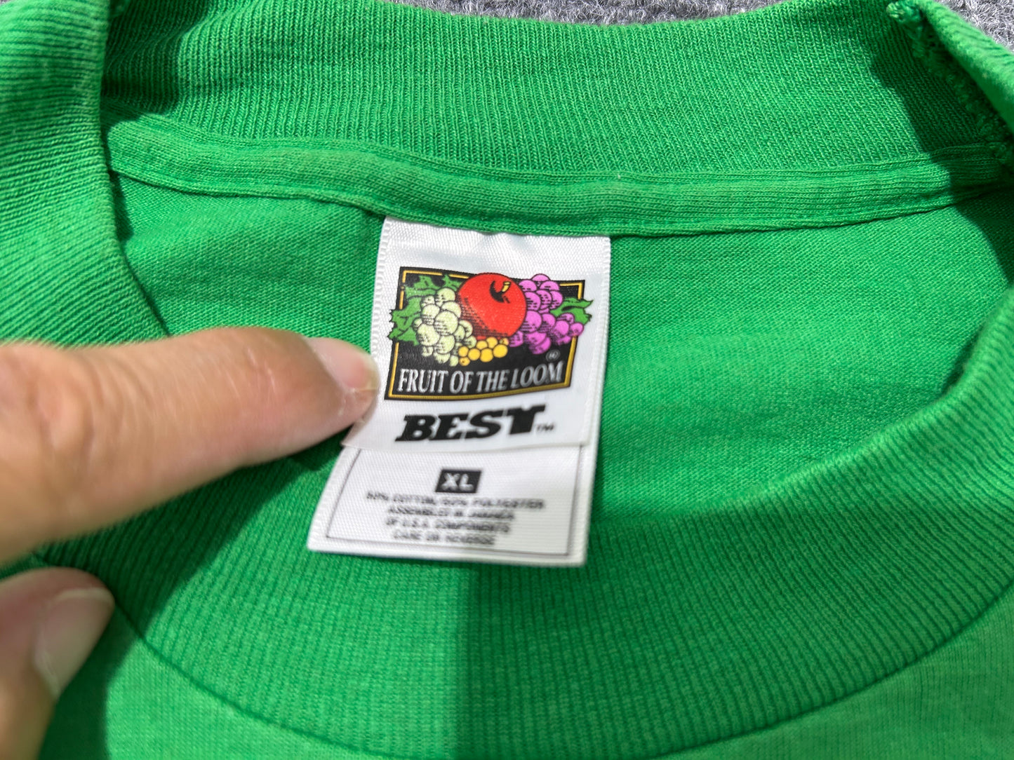 1997 KFC Twister Tee - Green Size XL (21.5x29)